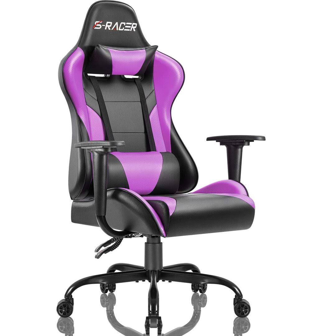 High-Back Pc & Racing Game Chair Homall Color: 4T6BCIWM_PUJWX