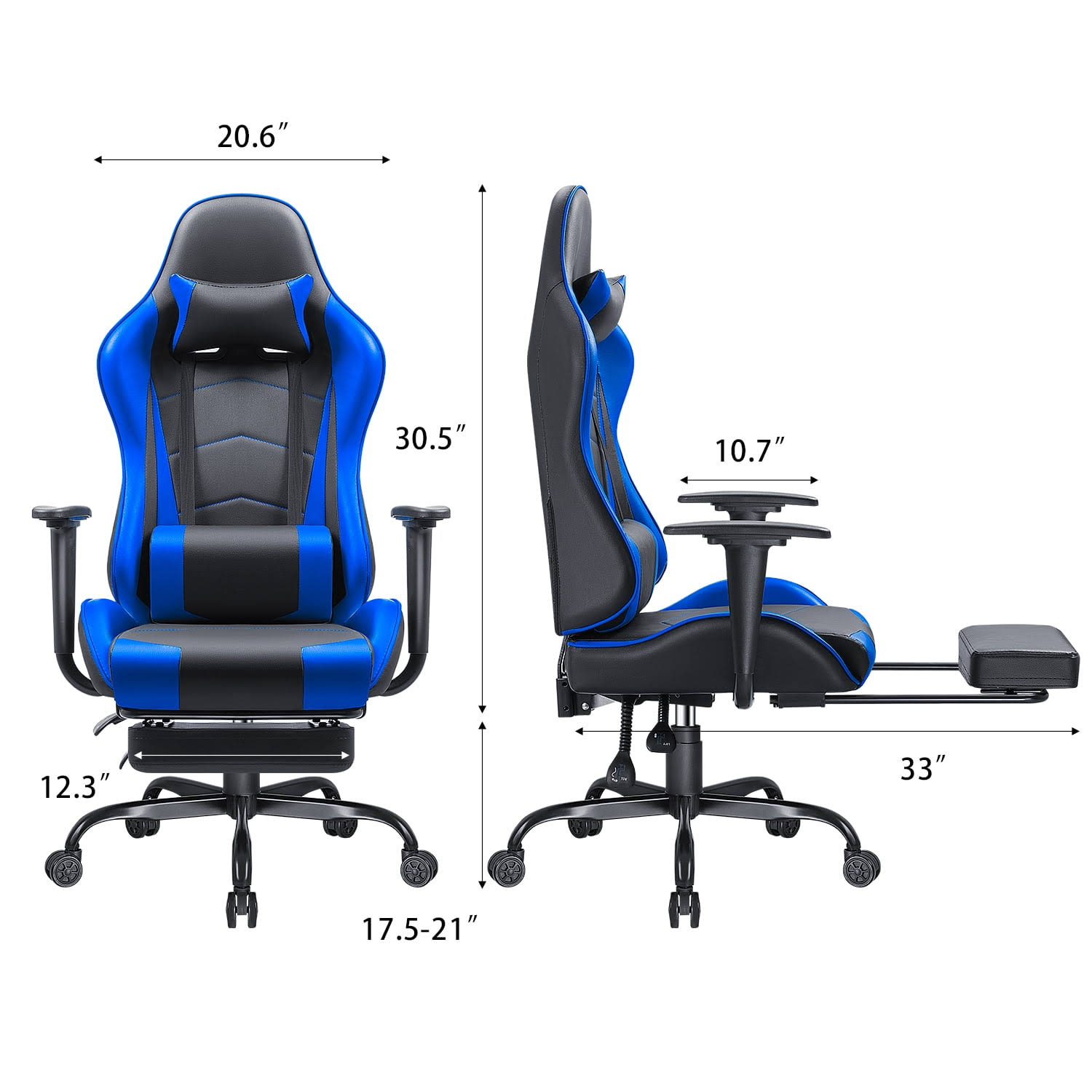 High-Back Pc & Racing Game Chair Homall Color: 4T6BCIWM_PUJWX