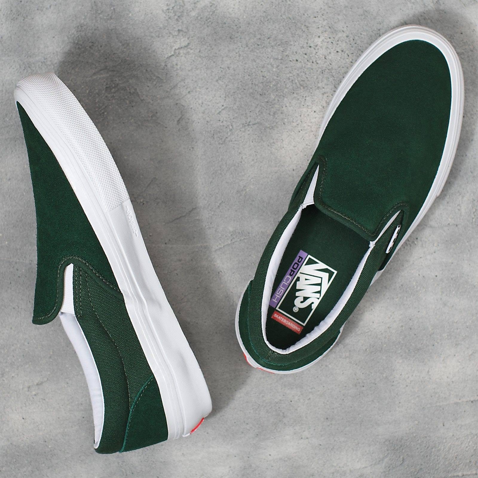 Vans Skate Slip On Wrapped Green/White FHQEQK8S_CGYPB