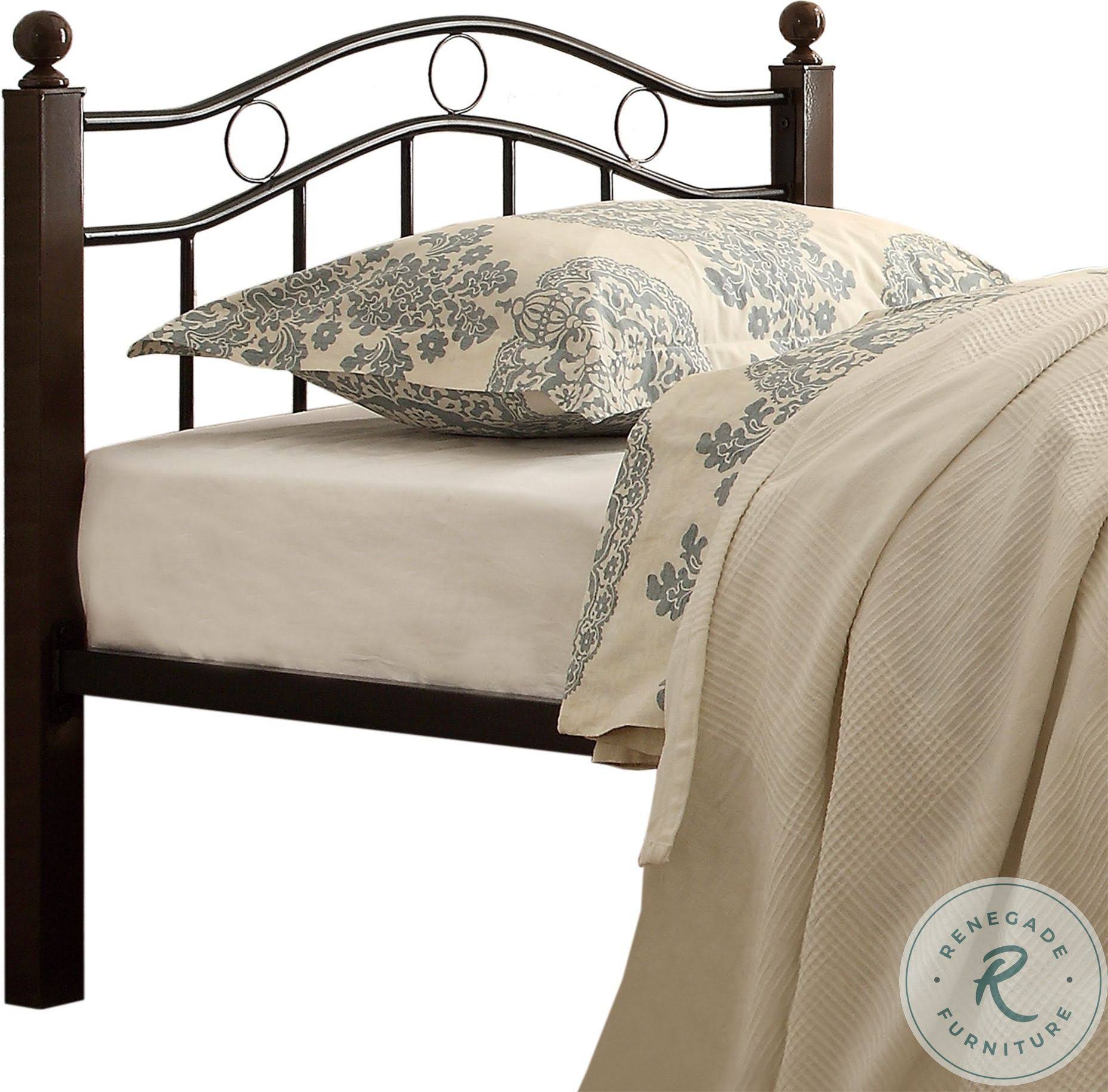 Homelegance Averny Twin Platform Bed - Black & Brown, UV3BROL8_JBXUB