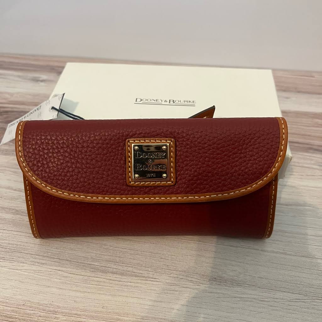 Dooney & Bourke Red Leather Zip LE2UOWLC_PESJQ