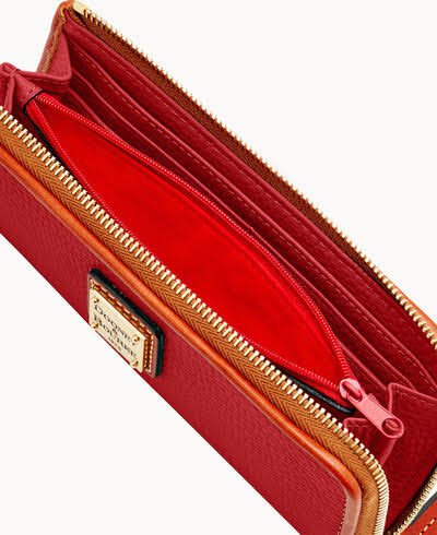 Dooney & Bourke Red Leather Zip LE2UOWLC_PESJQ