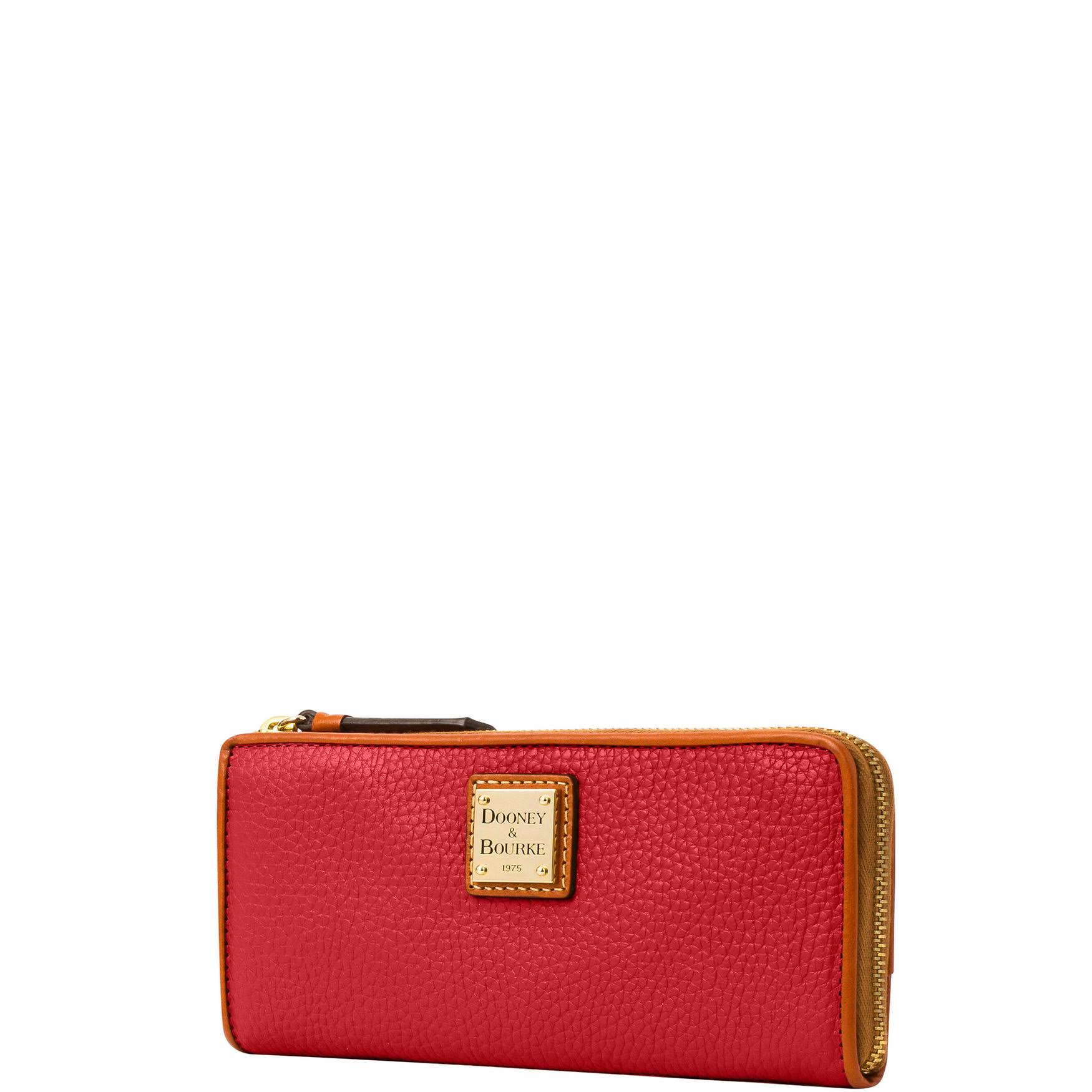 Dooney & Bourke Red Leather Zip LE2UOWLC_PESJQ