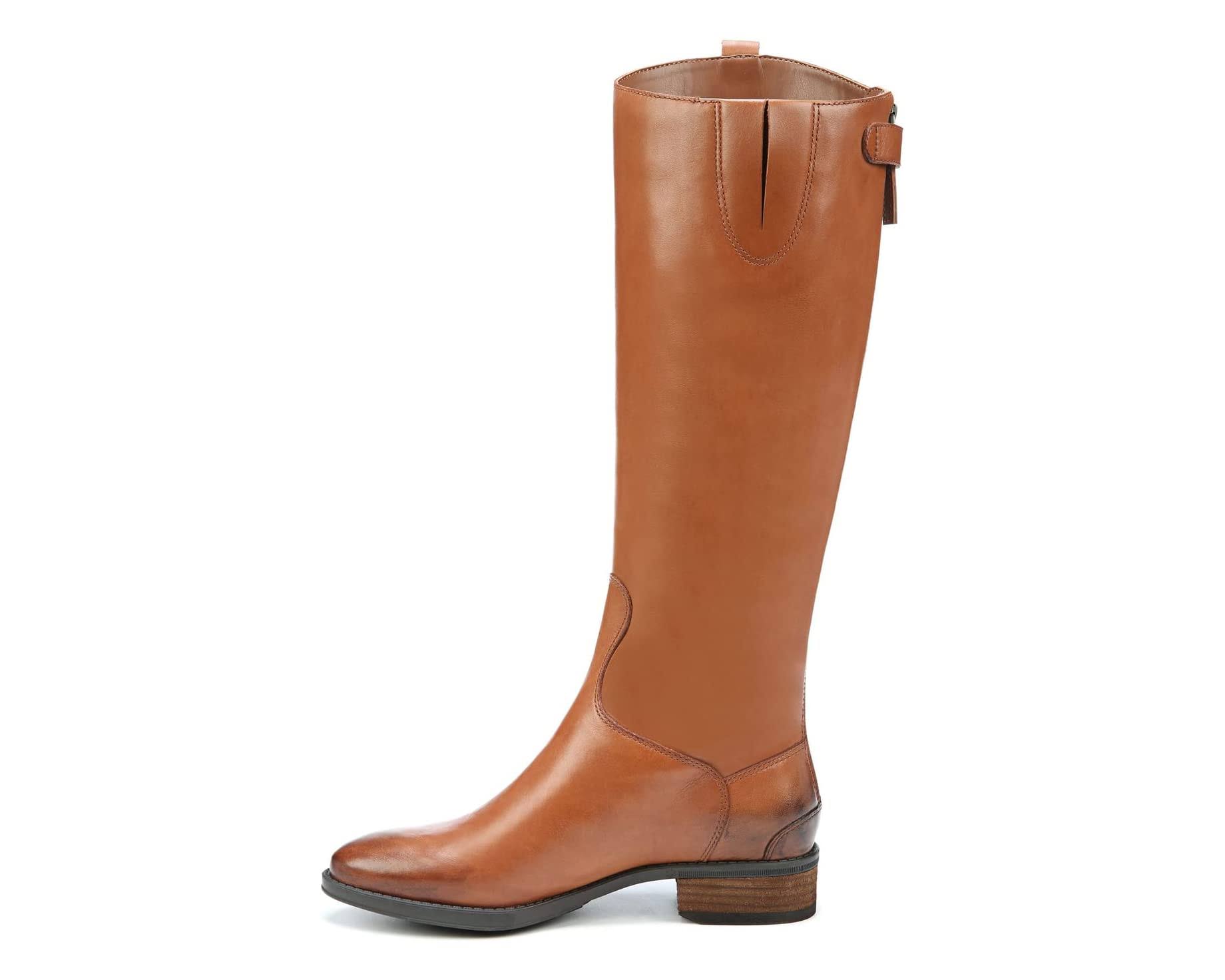 Sam Edelman Women's Drina Riding Boot Black Leather / WBKH1IVN_F3CGD