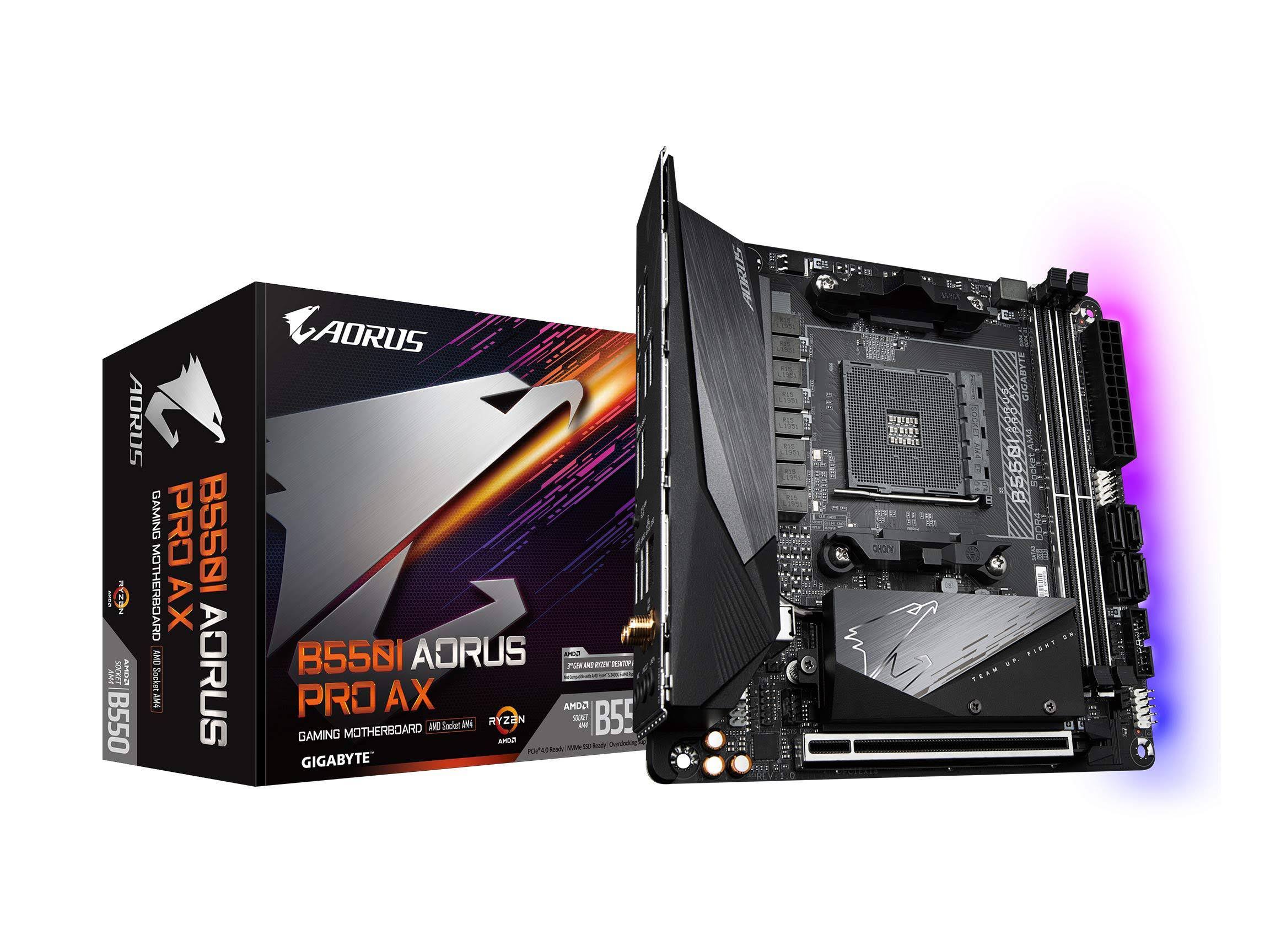 Gigabyte B550i Aorus Pro Ax Am4 Amd B550 Mini-Itx GK6JP0EZ_4ZJZY