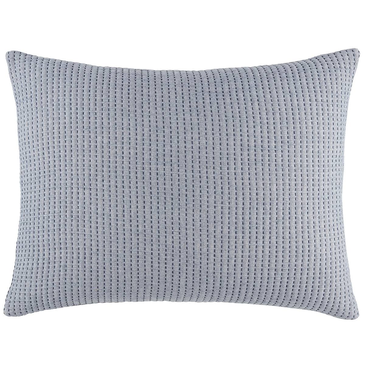Pine Cone Hill - Pick Stitch Navy Matelassé Sham - ORCHYFZK_I5GRN