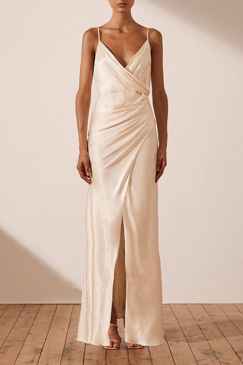 Shona Joy La Lune Cross Draped Maxi Dress - HK8DGDH4_OXCQB