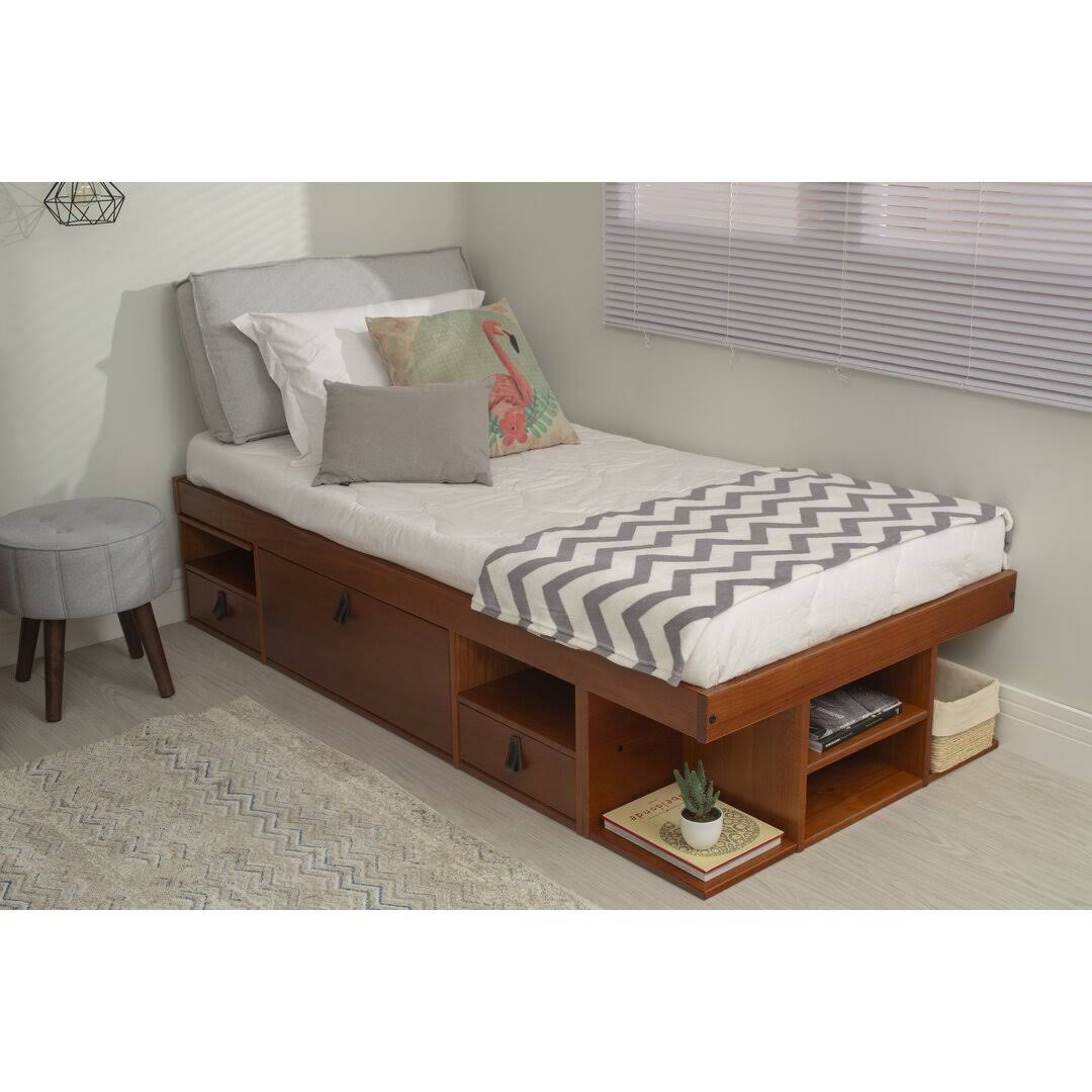 Pharr Low Profile Storage Platform Bed Latitude Run Size: Twin, Color: SZ7X4NYH_Y73CD