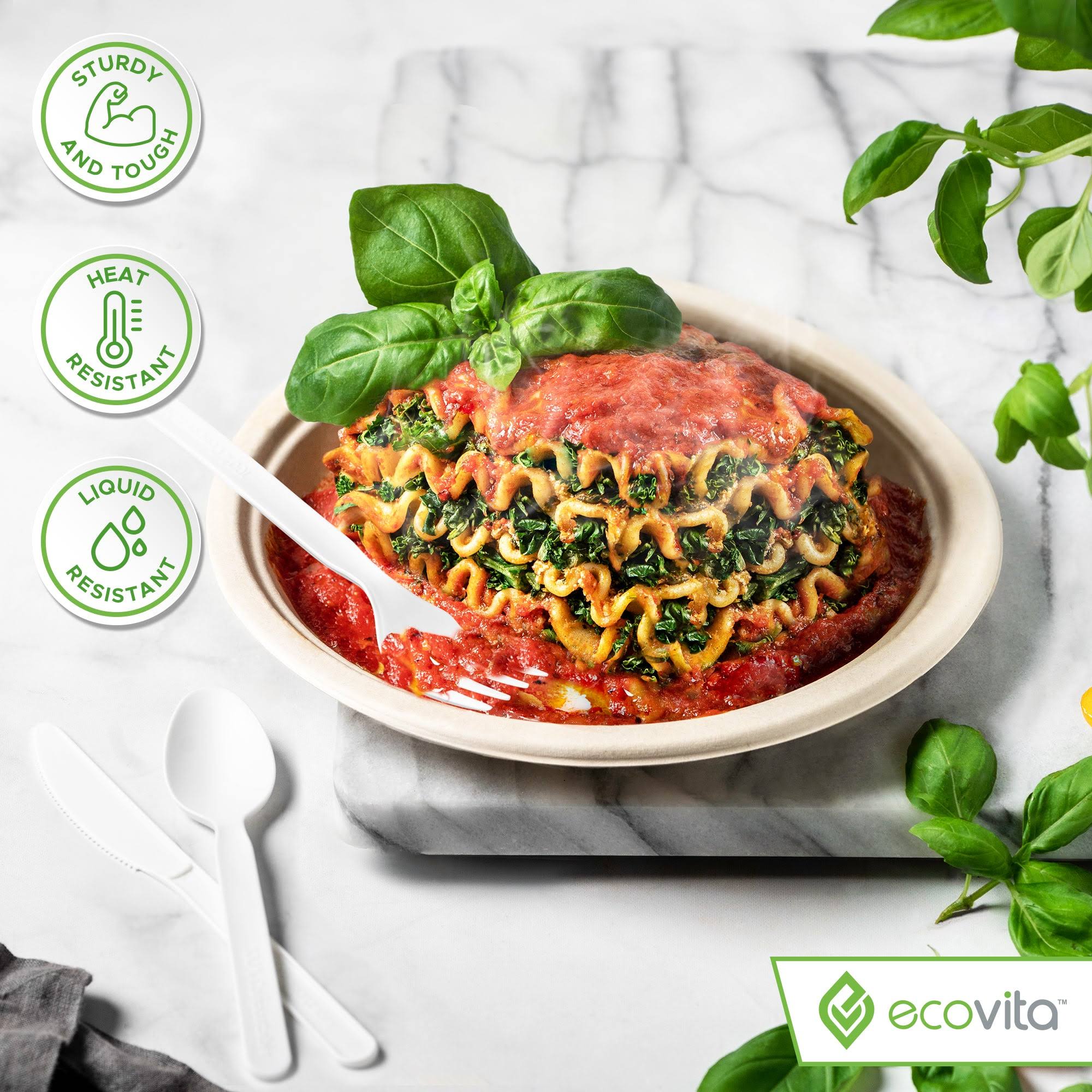 100% Compostable Forks Spoons And Knives - 380 Piece Eco Cutlery Combo Set - Eco Friendly Alternative To Plastic EWZAVNMC_MSXUR