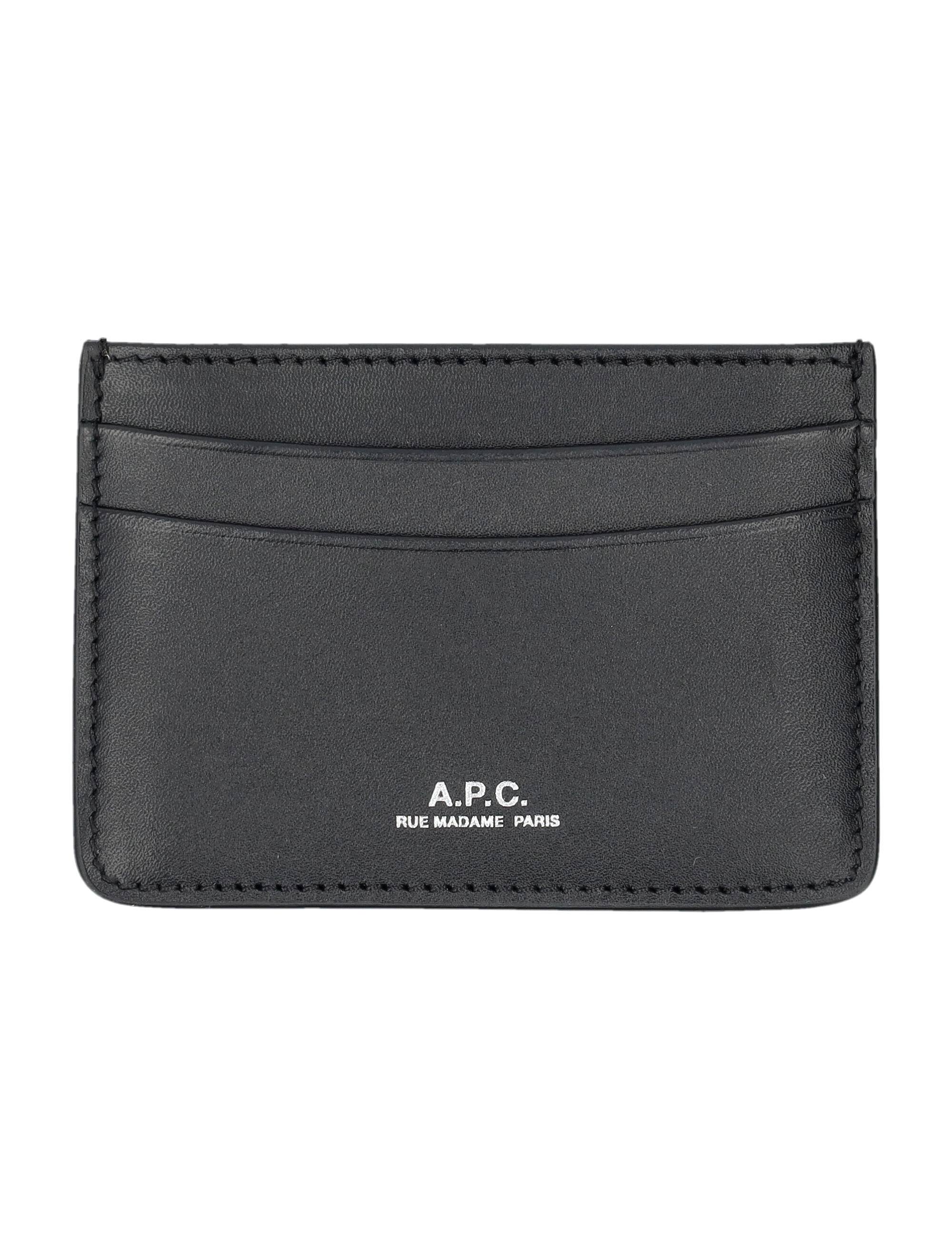 A.P.C. Black Andre Card QT7DA6CX_OEBUU