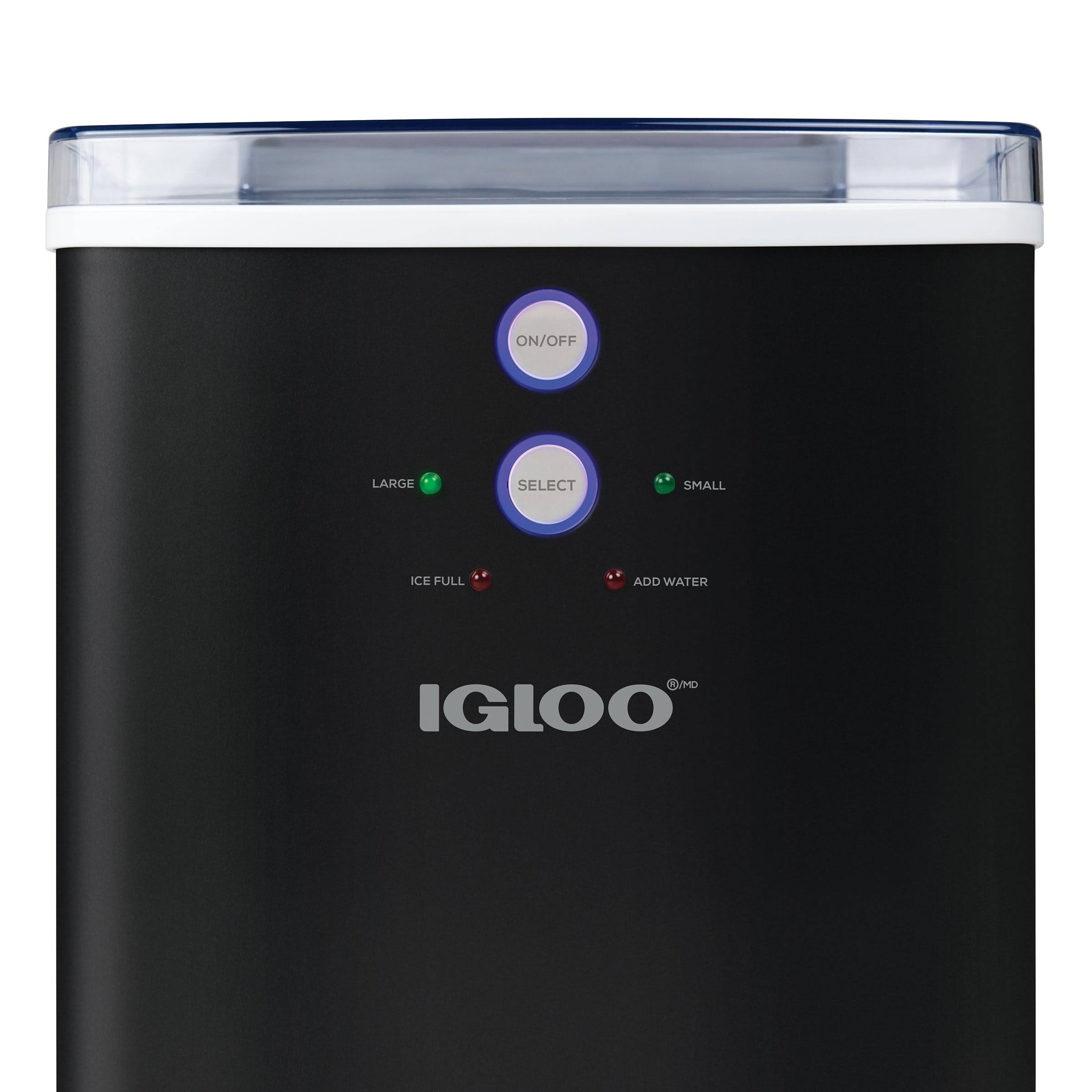 Igloo 33 Lb Automatic Portable Countertop Ice Maker Machine, LSBLKX2S_8GWHK