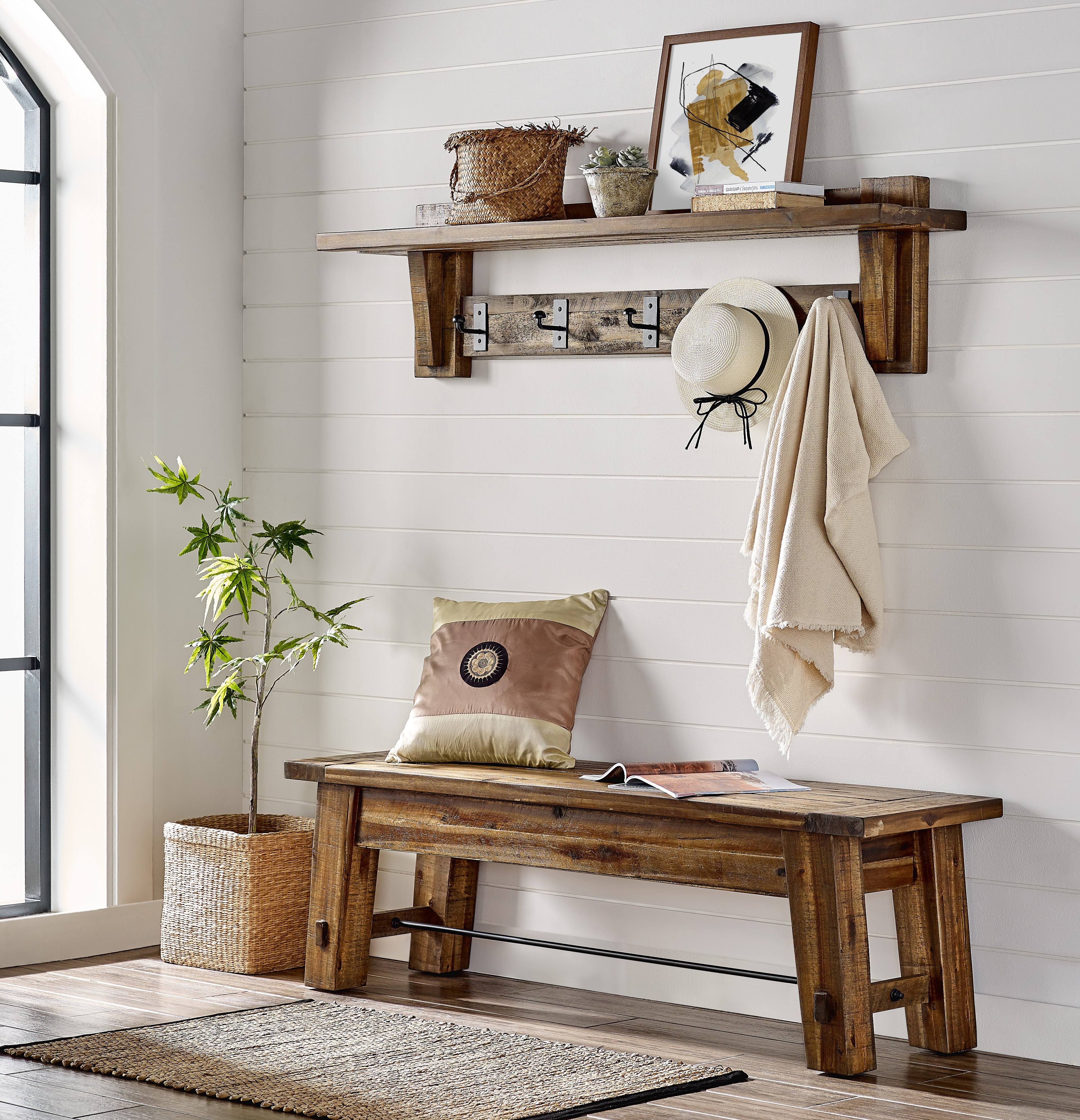 Alaterre Furniture Durango 60L Wood Entryway/Dining V1BWVB5I_LLNQT