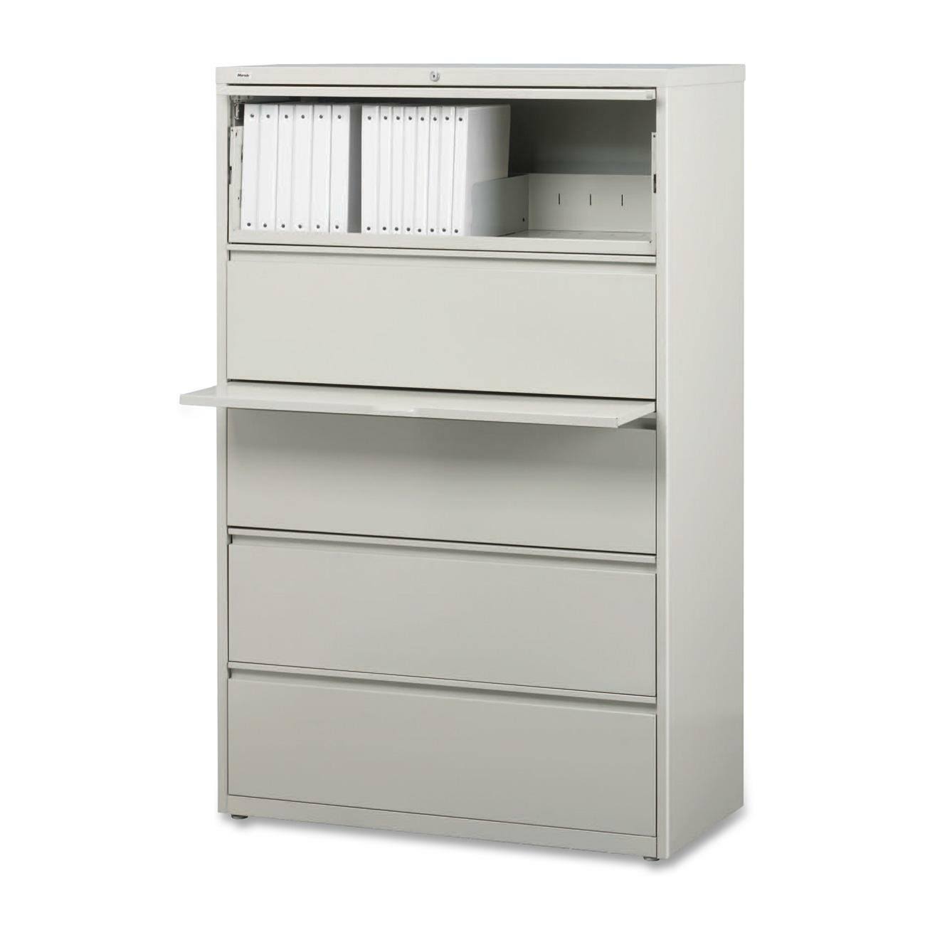 Hirsh Industries 10000 Series 5 Drawer Lateral File Cabinet In A8UA9FUO_PTW9O
