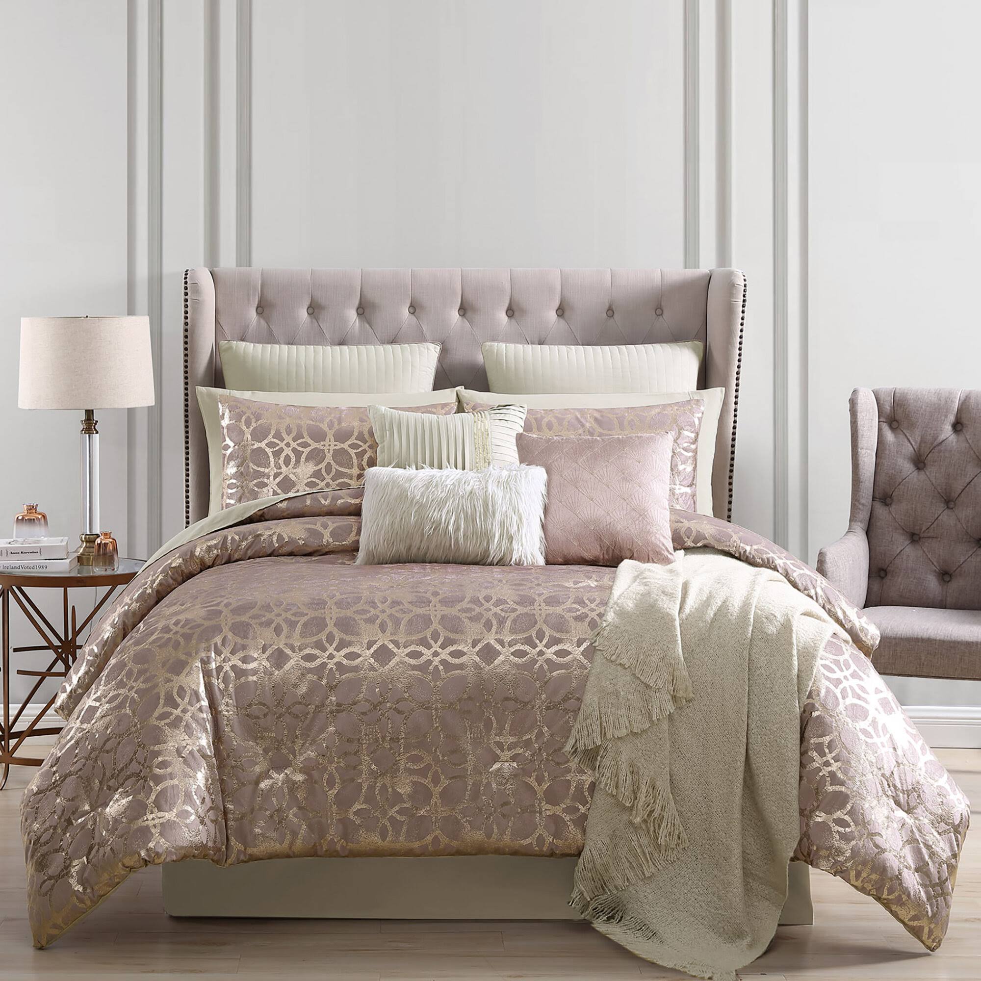 Riverbrook Home Shea Blush Microfiber Comforter Set - G57ZE9GB_JSEUR