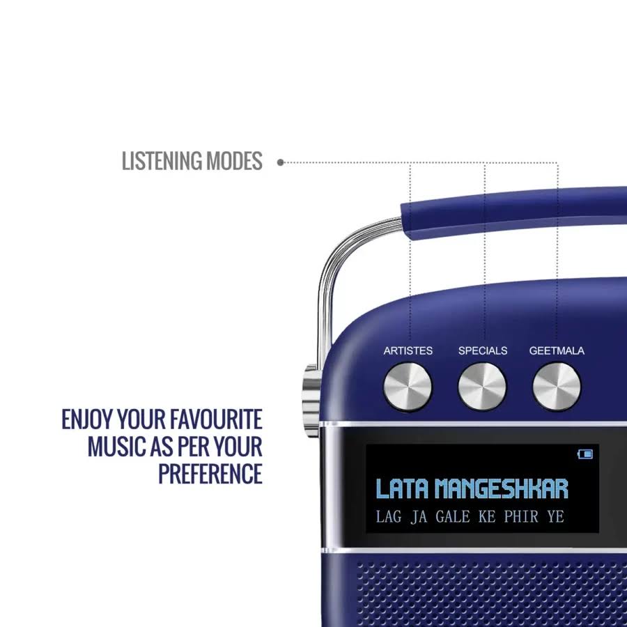 Saregama Carvaan 2.0 Portable Digital Music Player With Wi-Fi - SHRT378E_6BISL