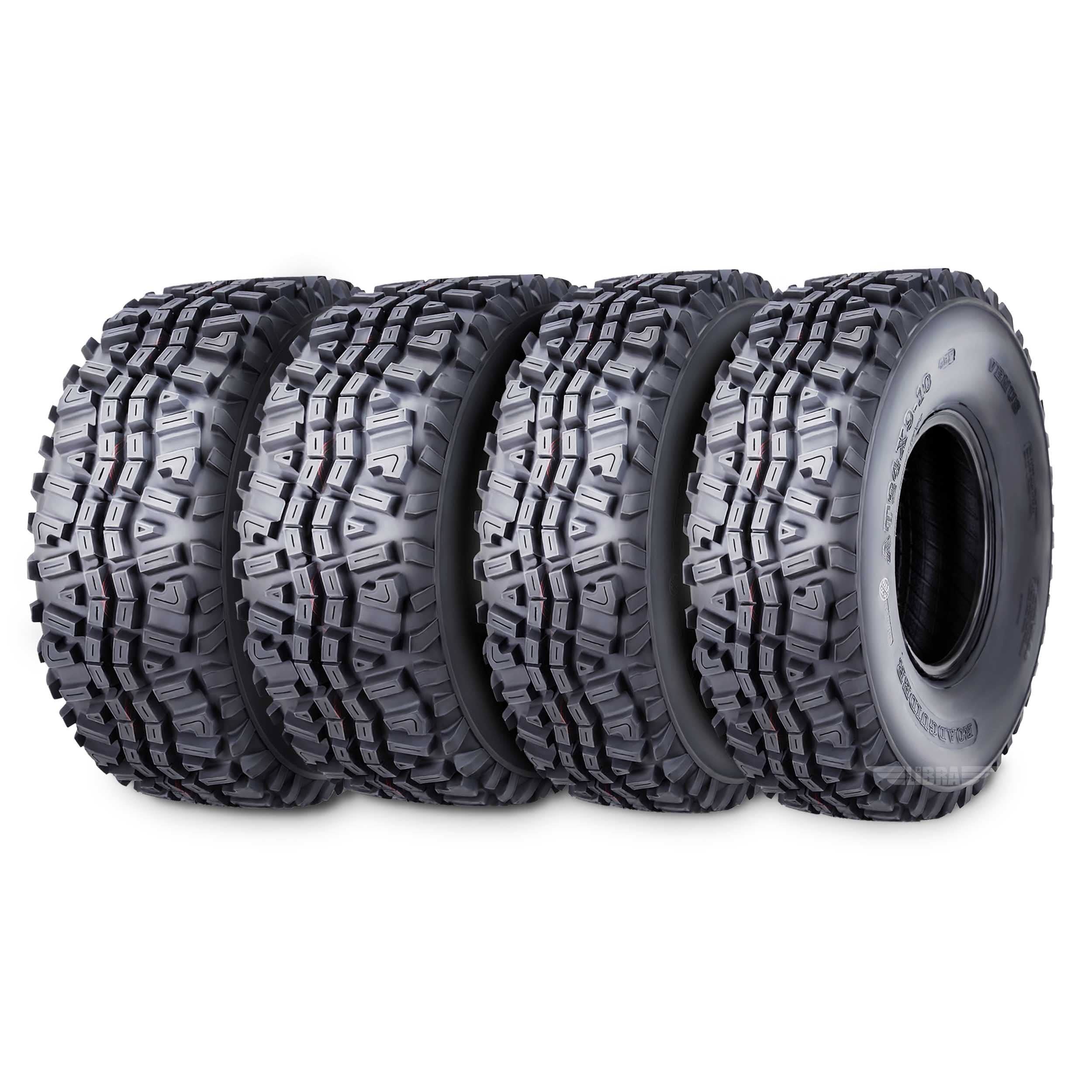Set Of 4 Atv Tires 24x9-10 Front & 24x11-10 Rear K055NUHY_RS7FJ