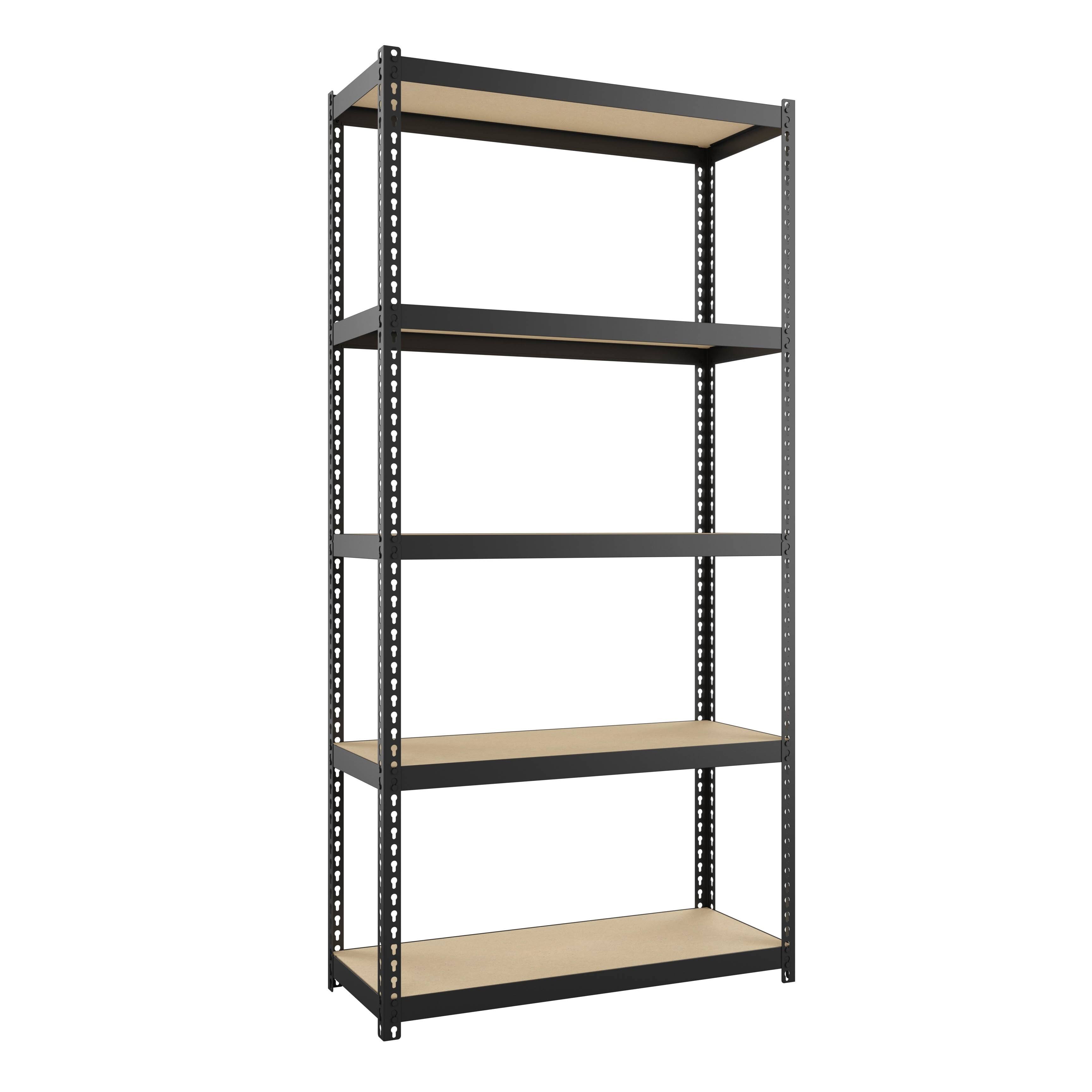 Hirsh Industries Space Solutions 1000 Riveted Metal Shelving 4-Shelf Unit 12d X 30w X 48h FVFM32MS_ACSOD