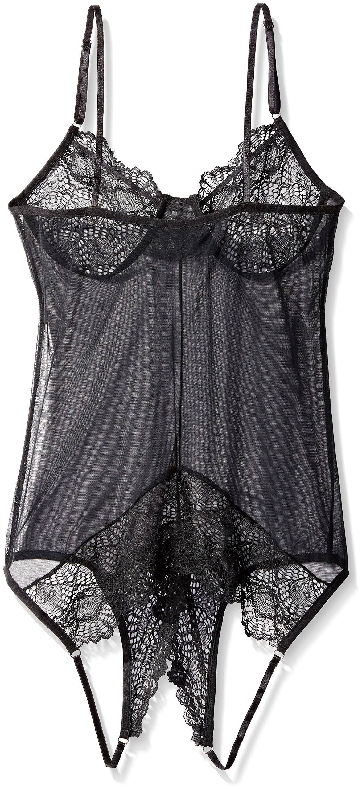 Only Hearts Women's Whisper Sweet Nothings Coucou Bodysuit - Black - MGNJJ6S9_HKAUR