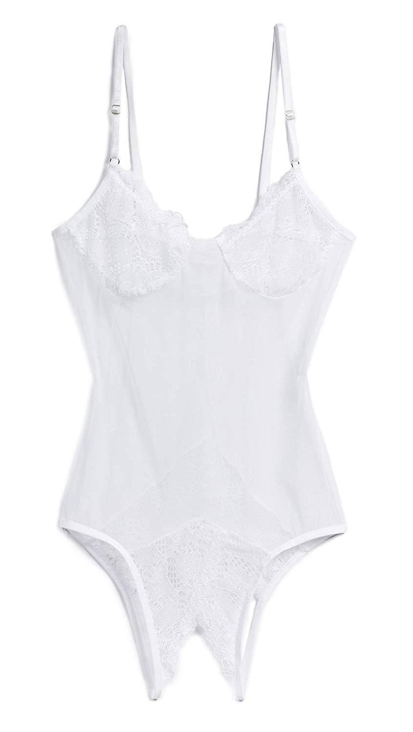 Only Hearts Women's Whisper Sweet Nothings Coucou Bodysuit - Black - MGNJJ6S9_HKAUR