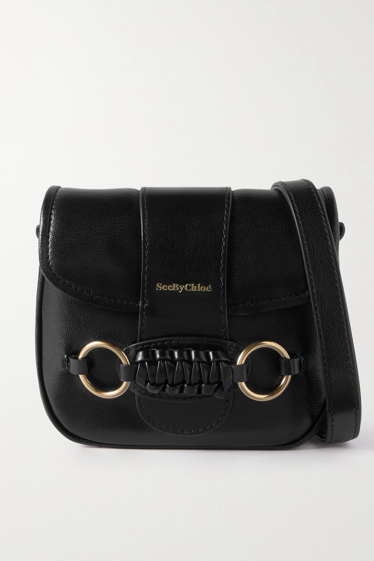 See By Chloé Women's Saddie Belt Bag - Black - Belt QHLVT25J_MFRBT