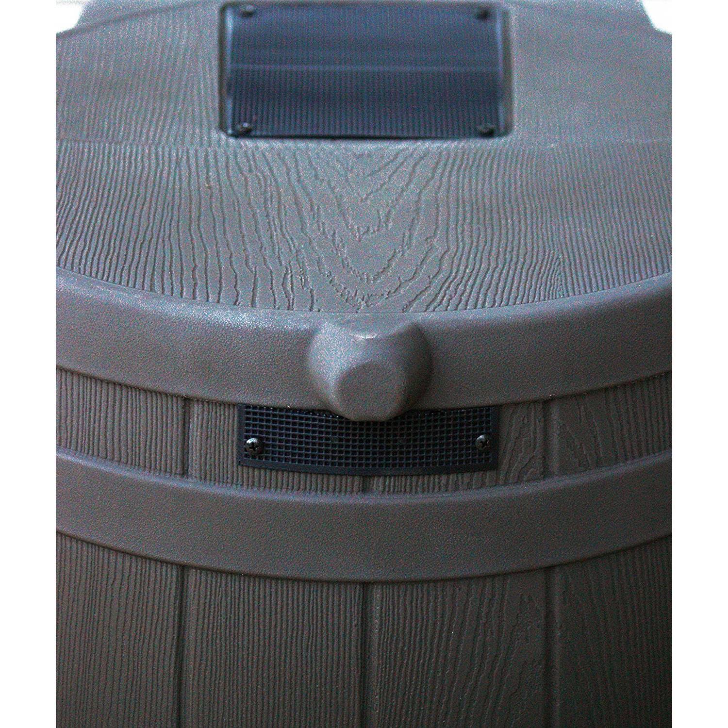 Good Ideas Rw50 Rain Wizard 50 Gallon Plastic Rain Barrel Water, Oak (10 Pack) MJOZ9IWJ_RZPM8
