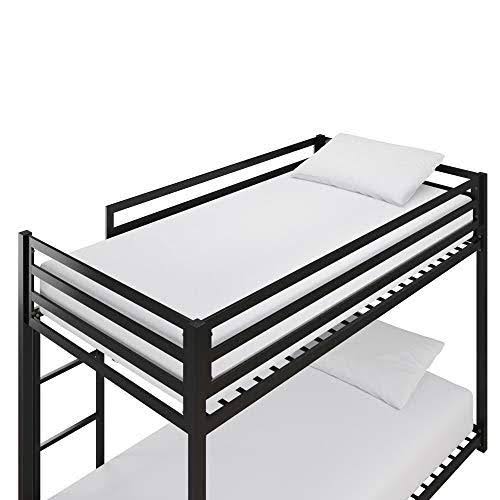 Dhp Miles Metal Twin Over Twin Bunk Bed, CSXHEYUJ_HAN1U