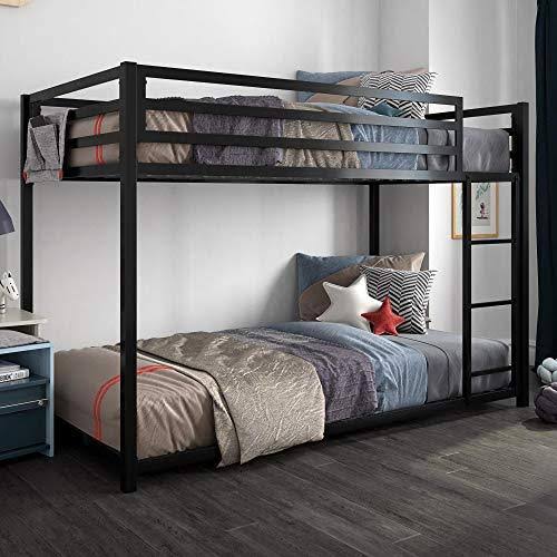 Dhp Miles Metal Twin Over Twin Bunk Bed, CSXHEYUJ_HAN1U