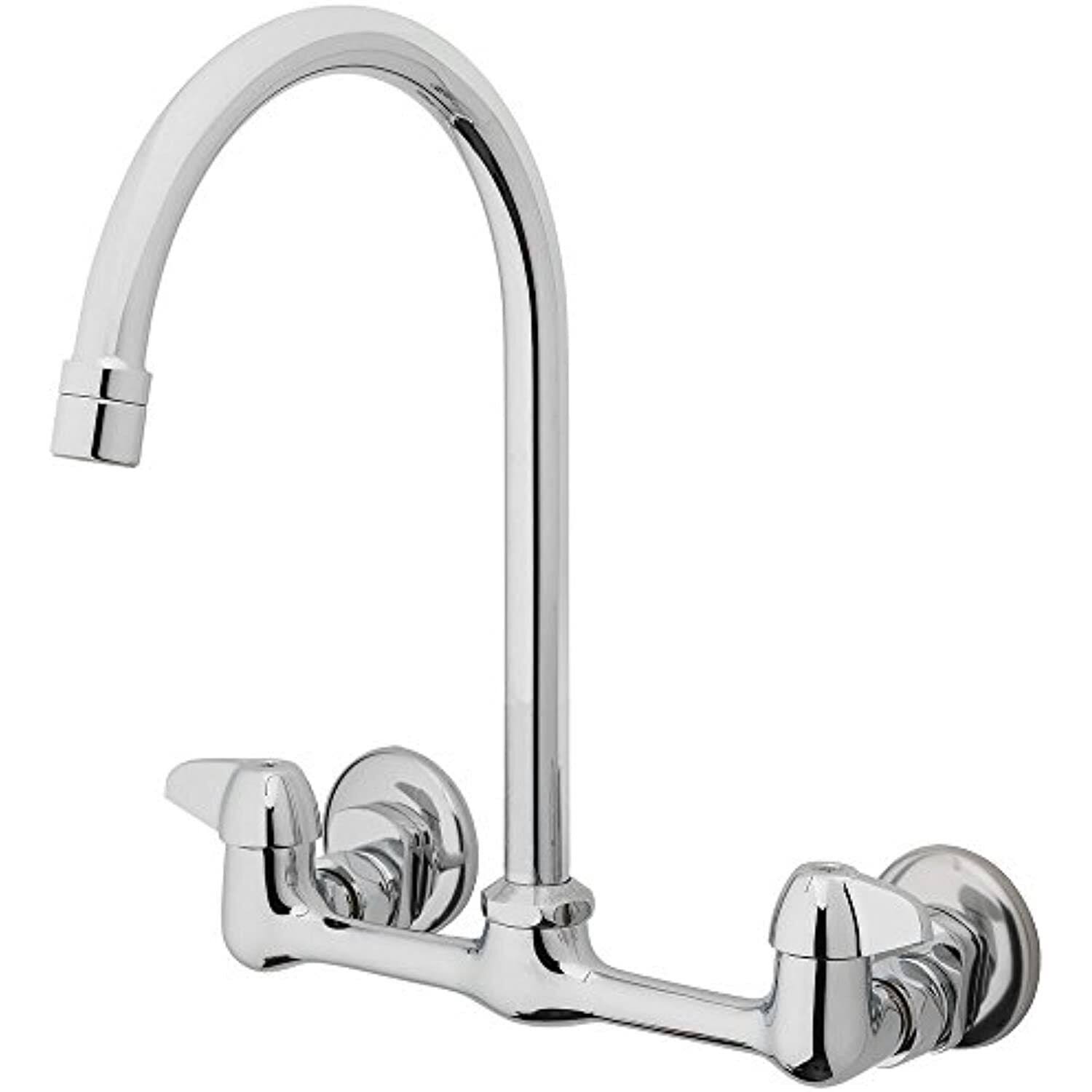 Homewerks Two Handle Chrome Wall Mount Kitchen OG32X8Z7_APZY8
