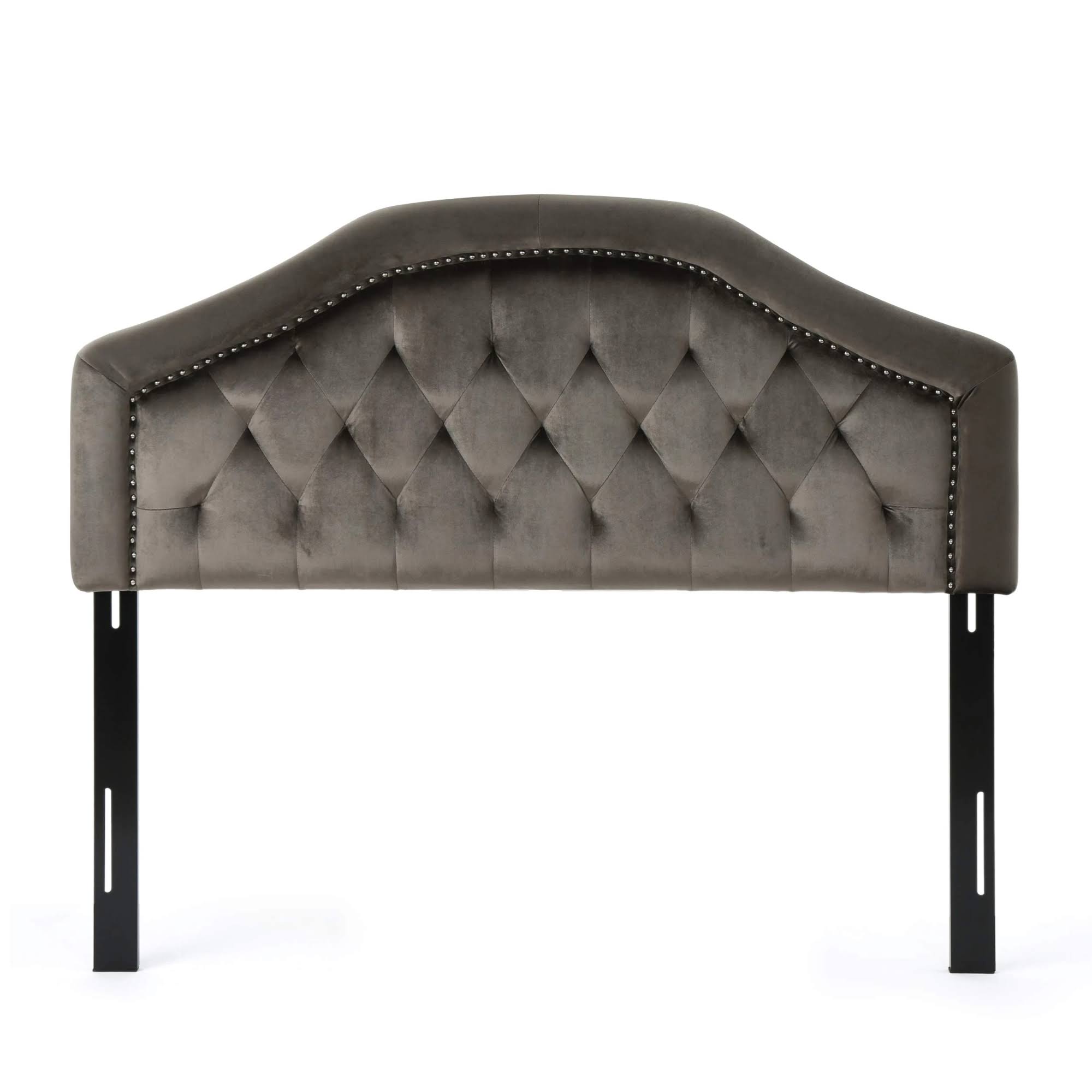 Christopher Knight Home 303586 Killian Velvet Headboard, Queen / Full, Grey / VWMASZGG_RZXEY