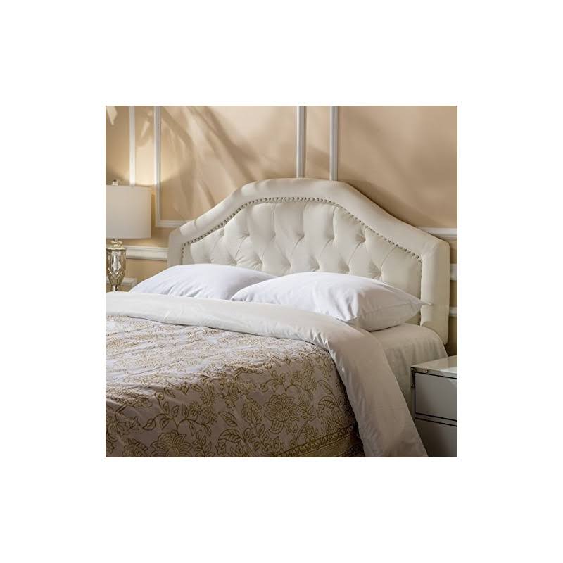 Christopher Knight Home 303586 Killian Velvet Headboard, Queen / Full, Grey / VWMASZGG_RZXEY