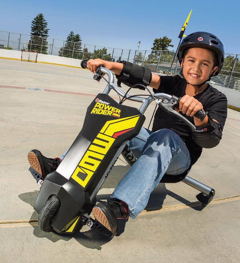 Kid Razor Power 3 Wheeler Rider 360 Spins Drifter Electric Powered Bike YNNIYGGV_X7BCT