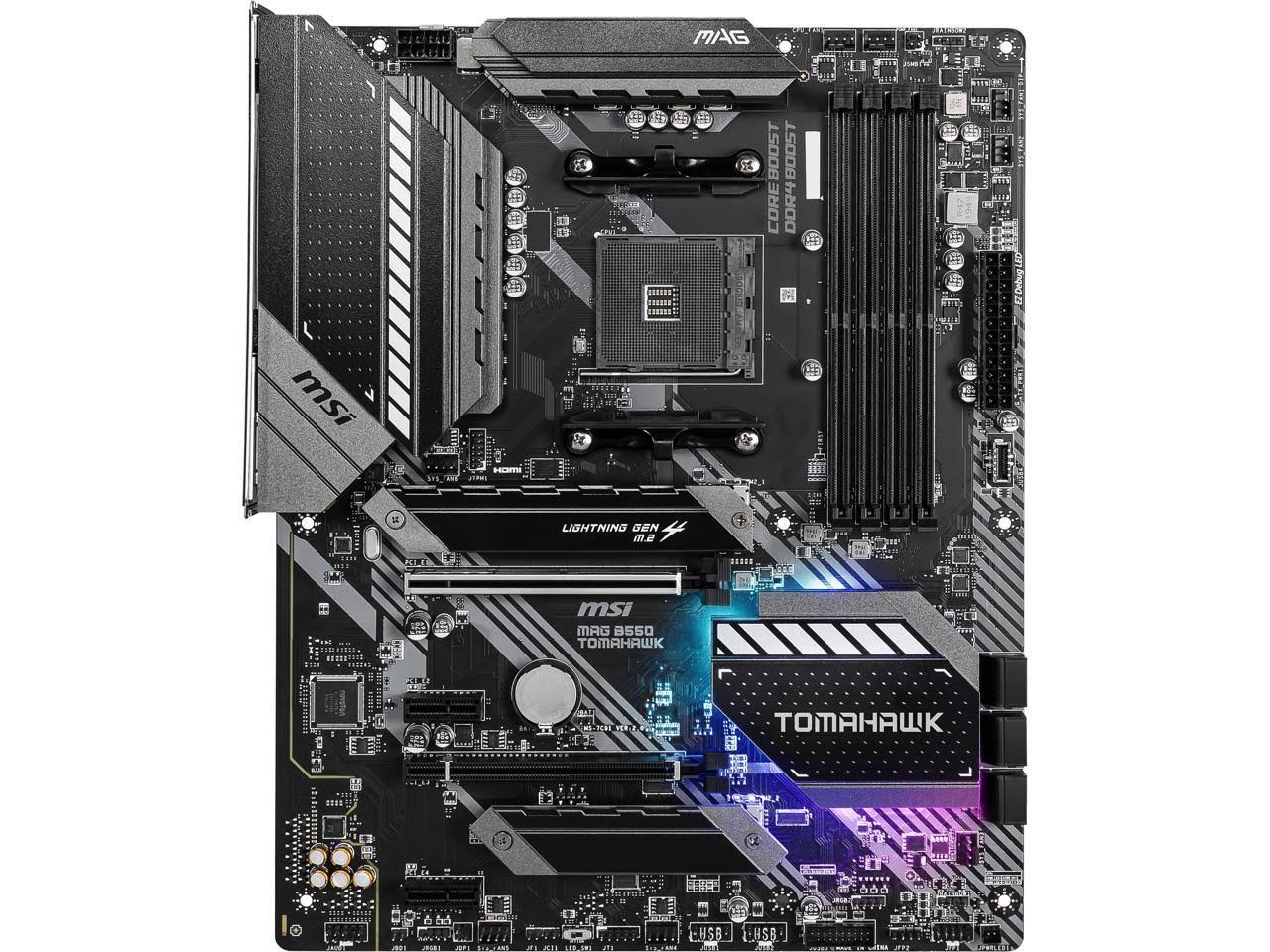 Msi Mag B550 Tomahawk Am4 Amd B550 Sata 6gb/S Atx Amd XWBKCHKG_WYDOG
