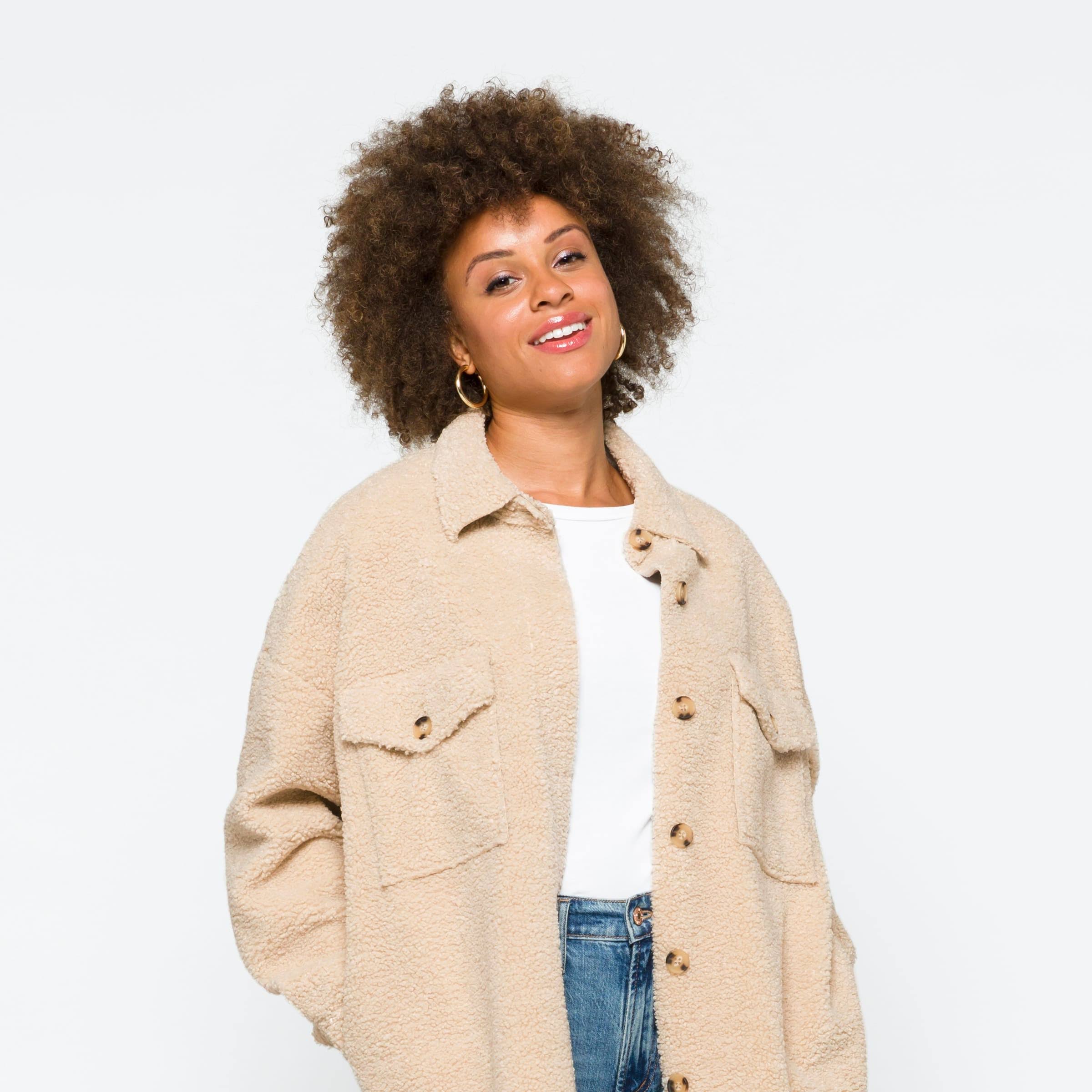 Good American Women's Contour Sherpa BMF4SS0N_HXZPH