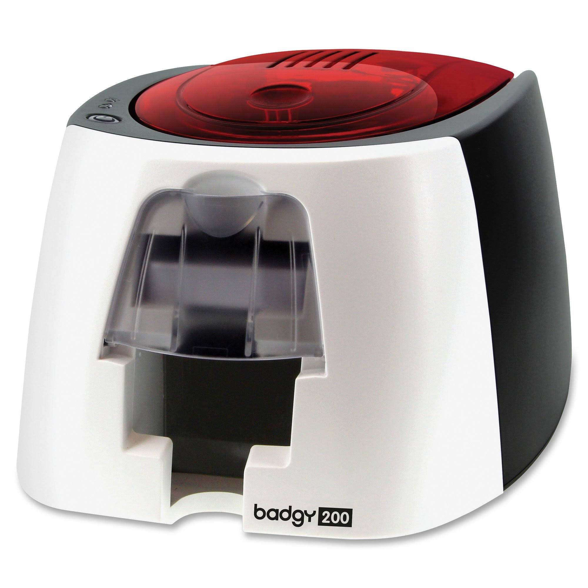 Evolis B22u0000rs Badgy200, Card Printing Solution, 1 Badgy200 Printer, Single Sided, 1 Color Ribbon For 100 Prints And 100ct Pvc Cards30mil With J6XFUNOO_JJQGY