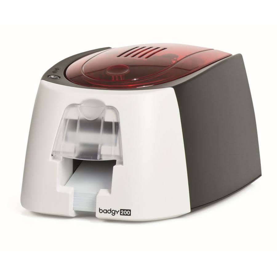 Evolis B22u0000rs Badgy200, Card Printing Solution, 1 Badgy200 Printer, Single Sided, 1 Color Ribbon For 100 Prints And 100ct Pvc Cards30mil With J6XFUNOO_JJQGY