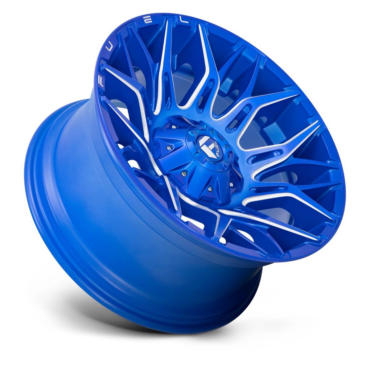 Fuel 1pc D770 Twitch 5x114.3/5x127 22x10 -18 Anodized Blue TYBDP4M0_VPECQ