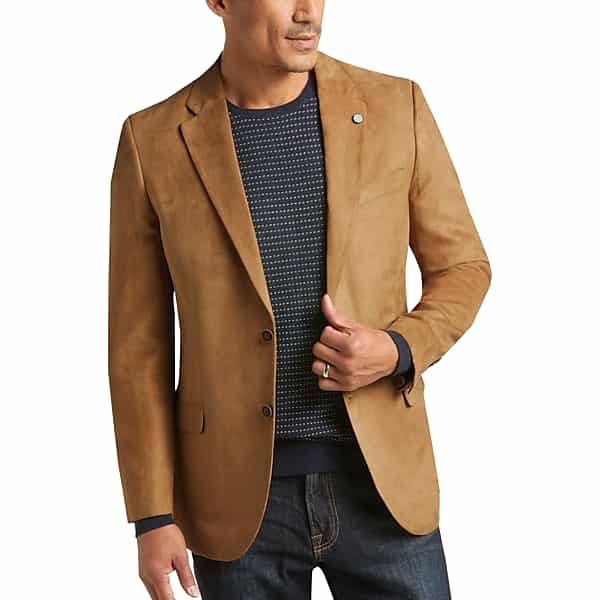 Nautica Men's Modern-Fit Faux-Suede Sport Coat - I1Y2VMDT_N8IWC