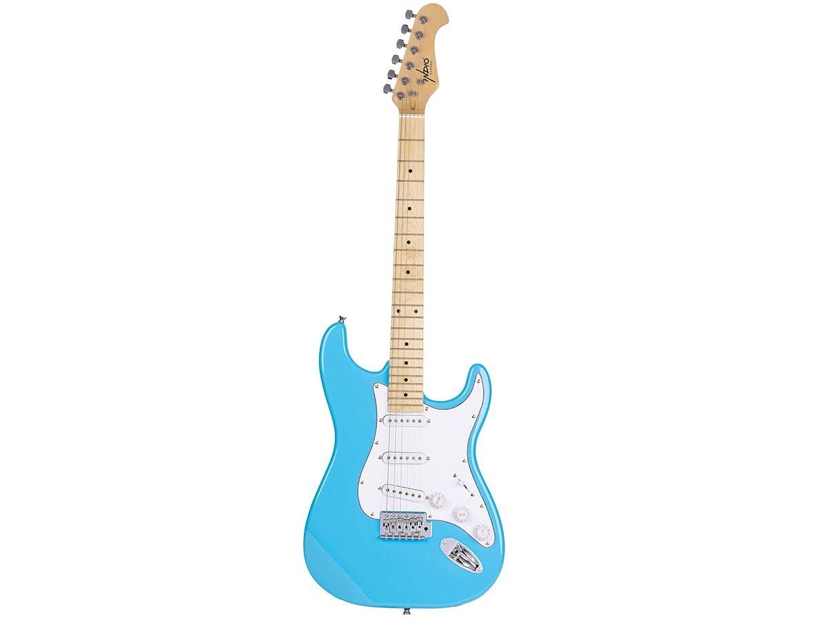 Monoprice Indio Cali Classic Electric Guitar - Sunburst, With Gig C7AKEQSQ_RD5GK