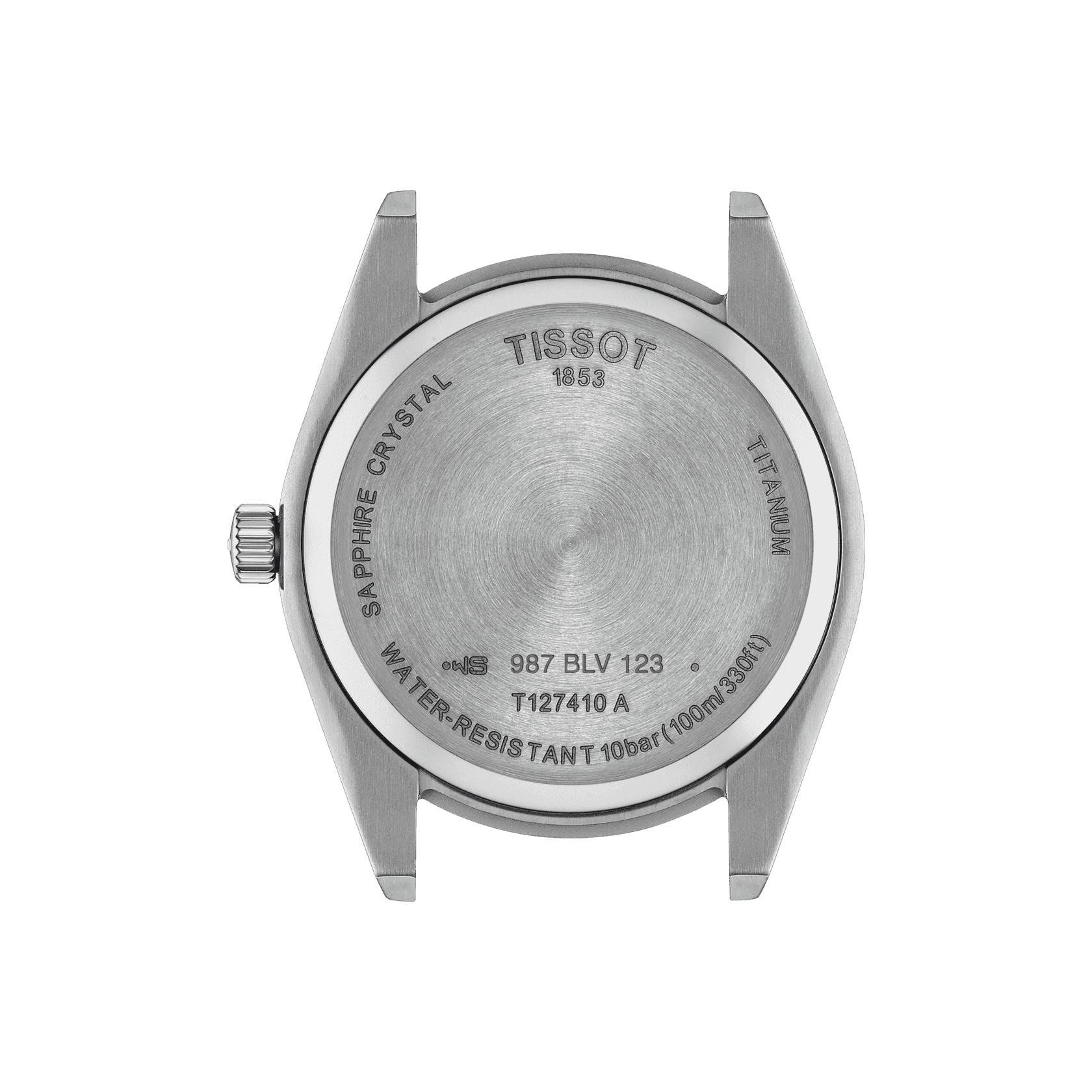Tissot Gentleman Titanium Grey Dial Titanium Watch 40mm At NR5PHILR_8UIOE