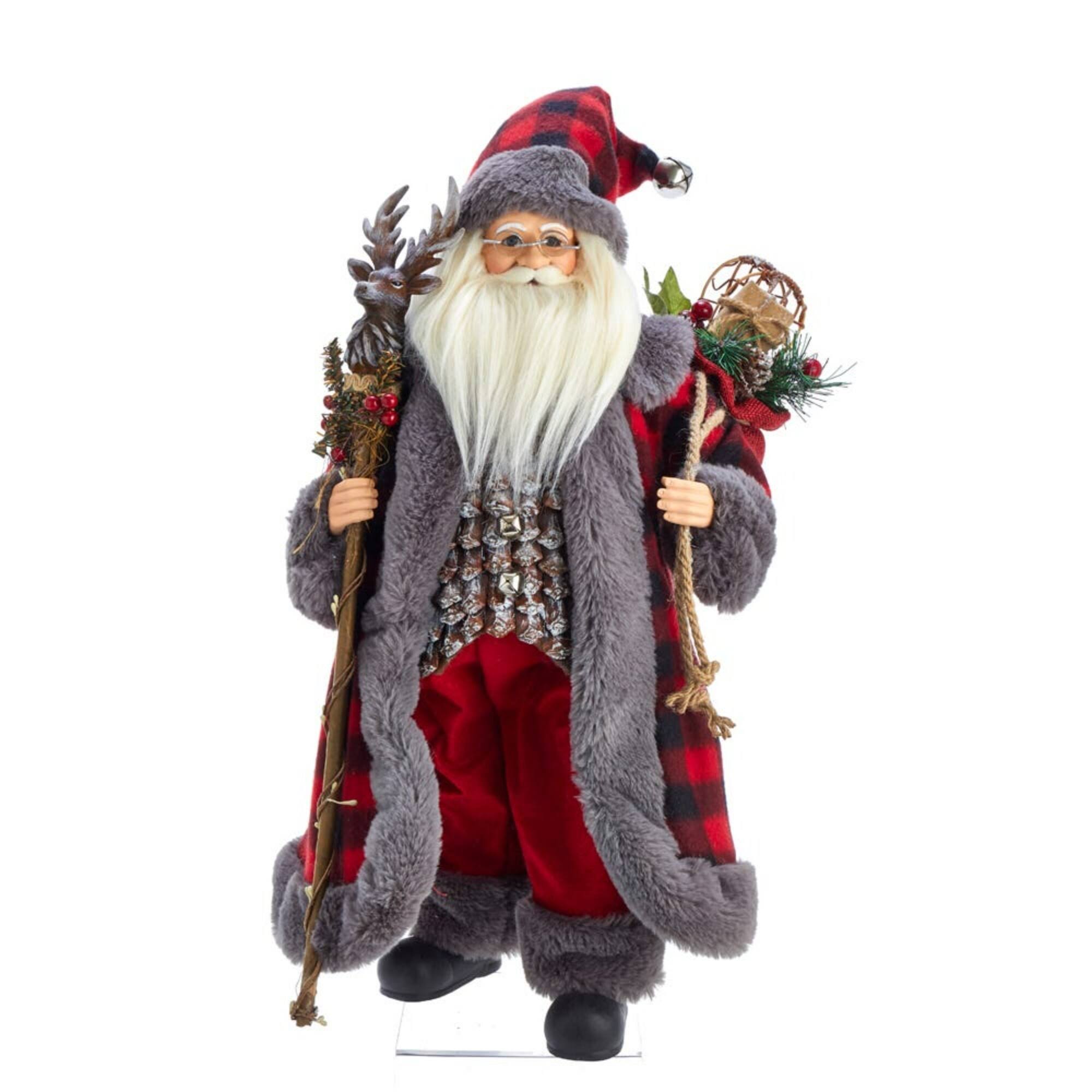 Kurt Adler 18 In. Kringle Klaus Red And Gray 8GY6YDGK_GJH3D