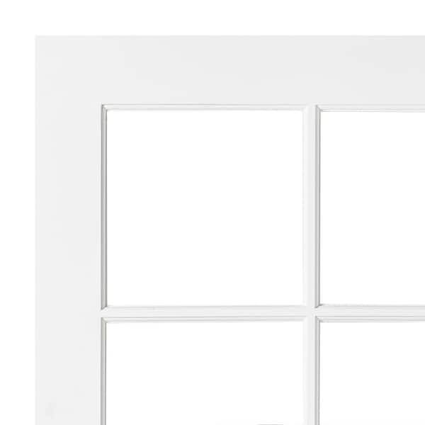 Krosswood Doors 64 In. X 80 In. Craftsman Shaker 10-Lite Left Handed Mdf Solid Hybrid Core Double Prehung Interior Door, 6RLWYMQR_4NW4P