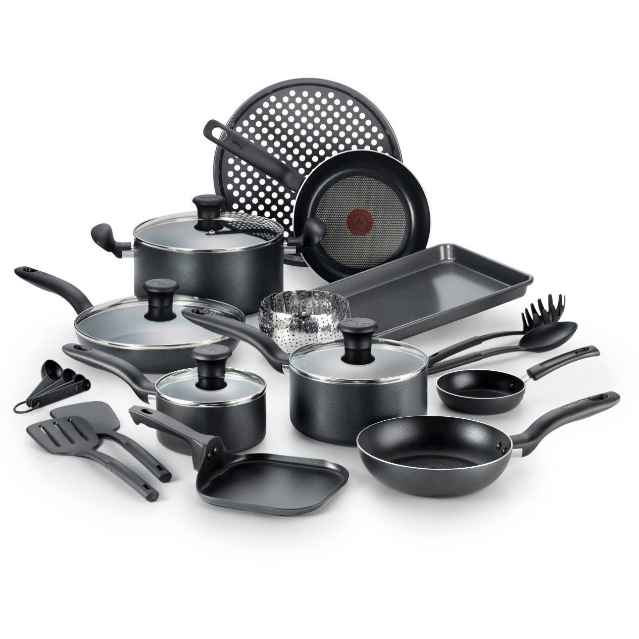 T-Fal 20-Piece Cookware Set, NR8OJSNY_D8WY5