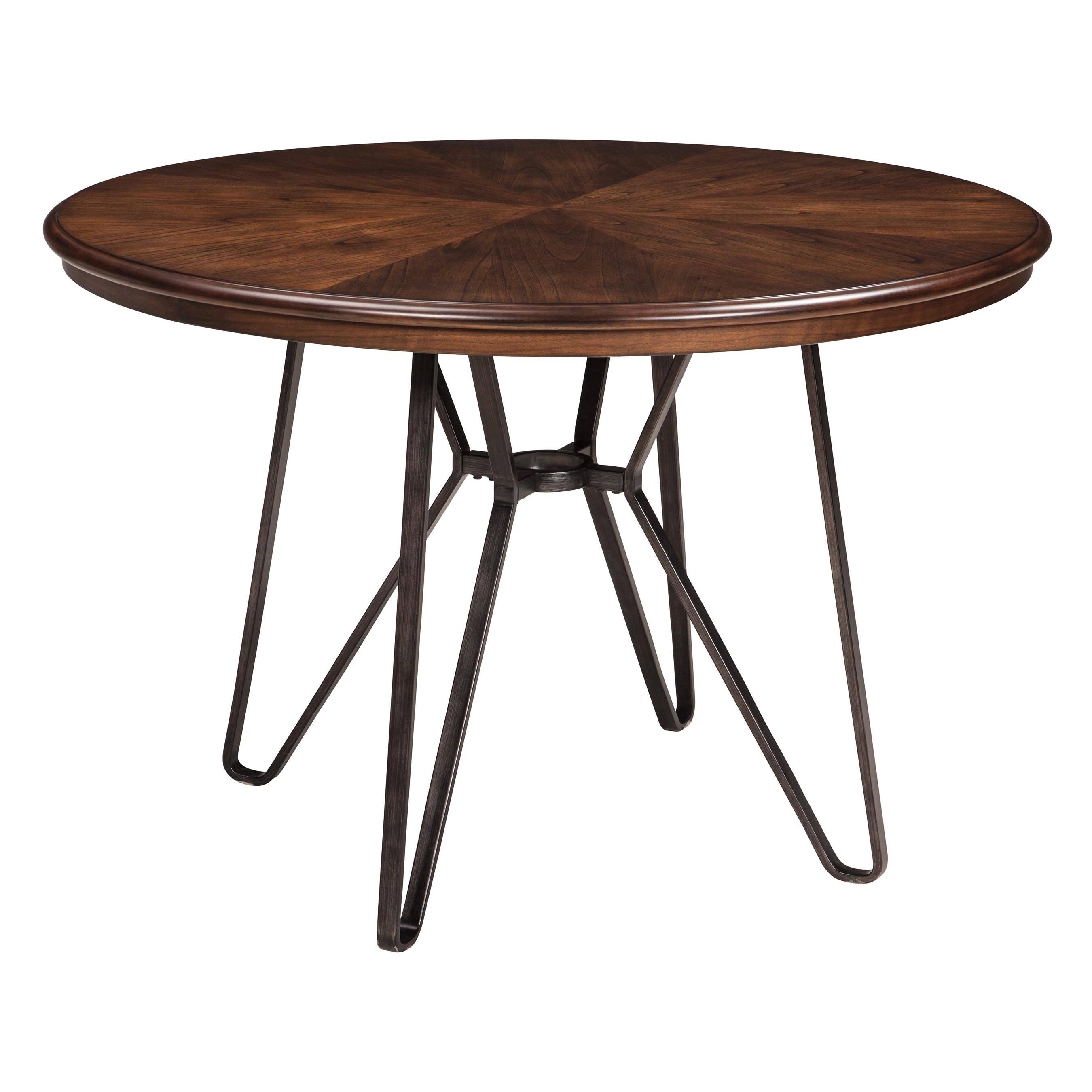 Signature Design By Ashley Centiar Round Dining Table, Brown/BYR4U4J4_KRCYS