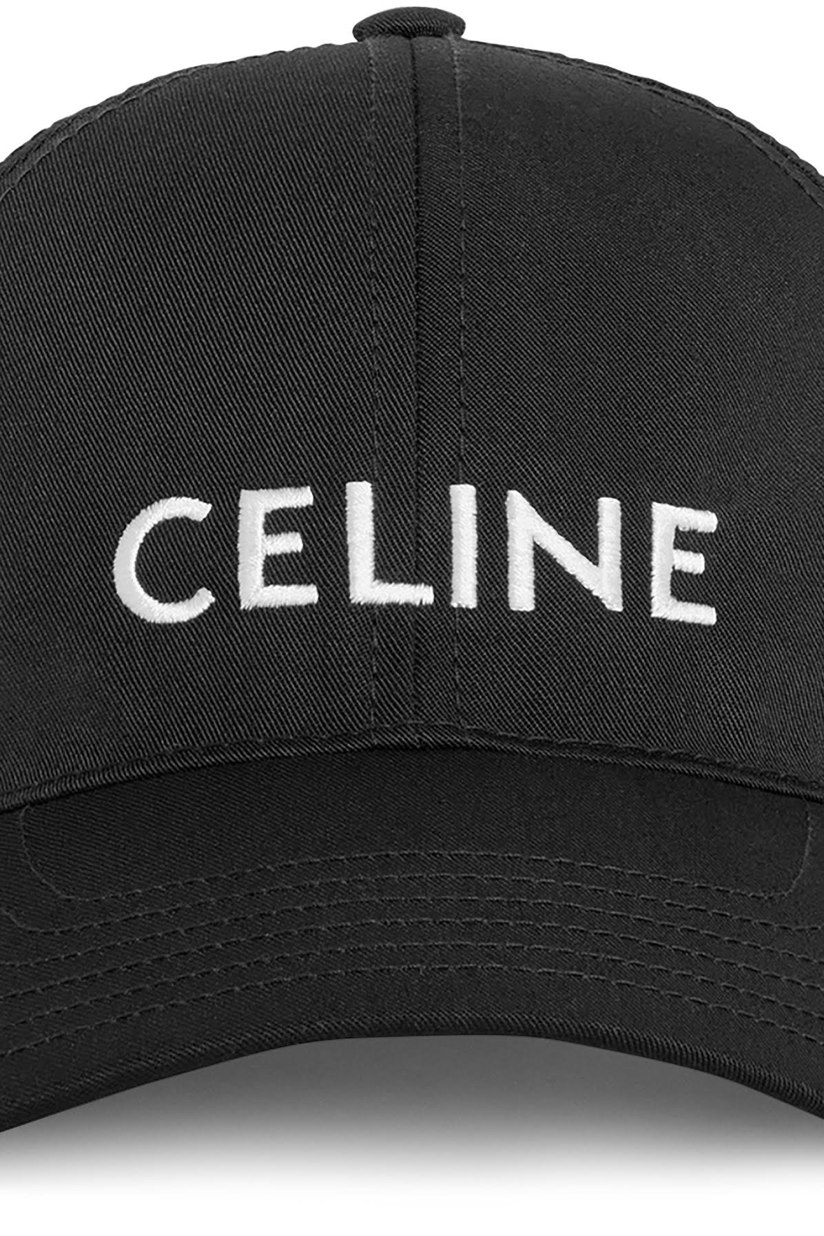 Celine Baseball Cap In Cotton - Black - Size : L - For STZW9OVT_WQ4UJ