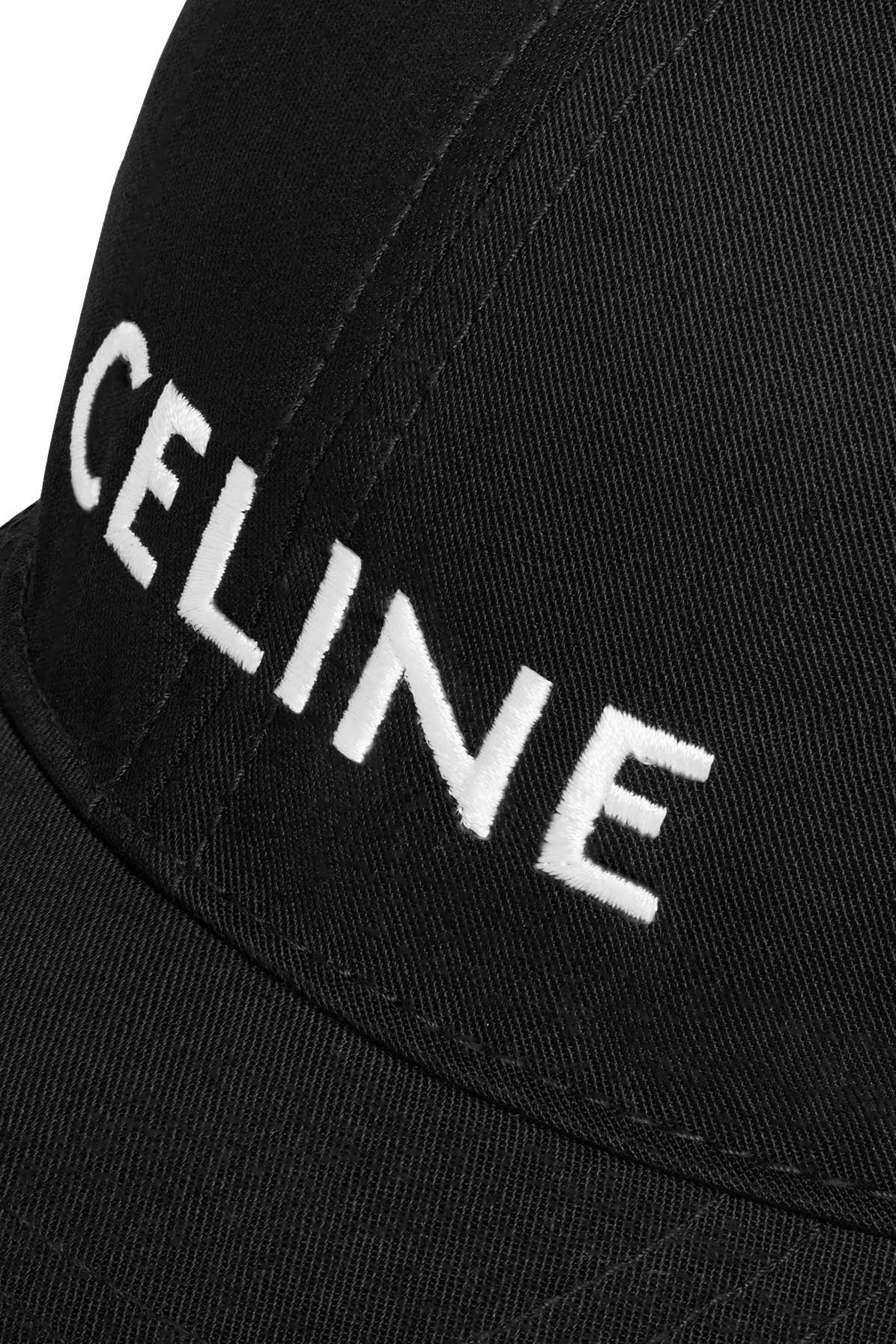 Celine Baseball Cap In Cotton - Black - Size : L - For STZW9OVT_WQ4UJ