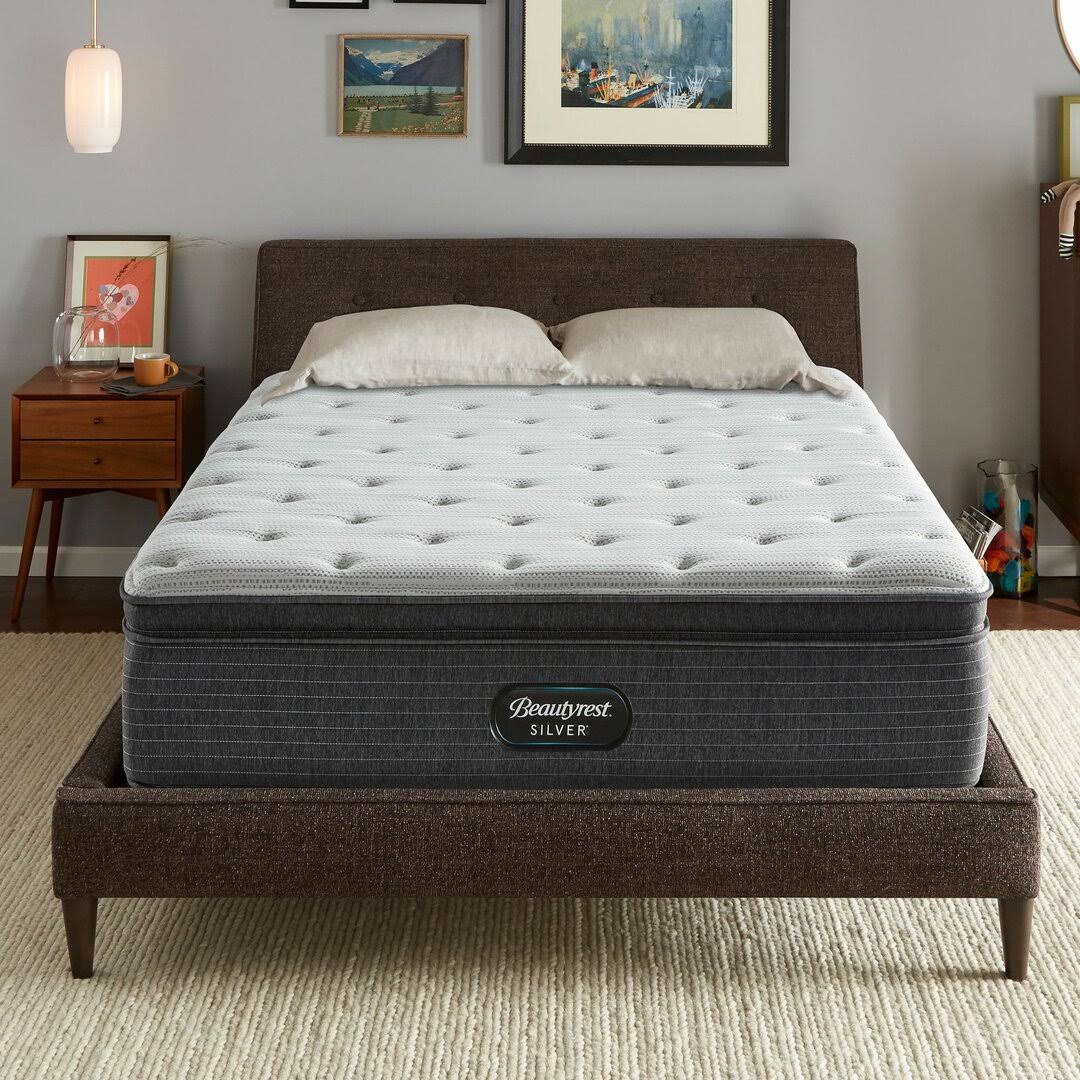 Beautyrest Silver Brs900 Medium Pillow Top Queen Mattress Set, Size: Regular PSPLWX8U_WNV9V