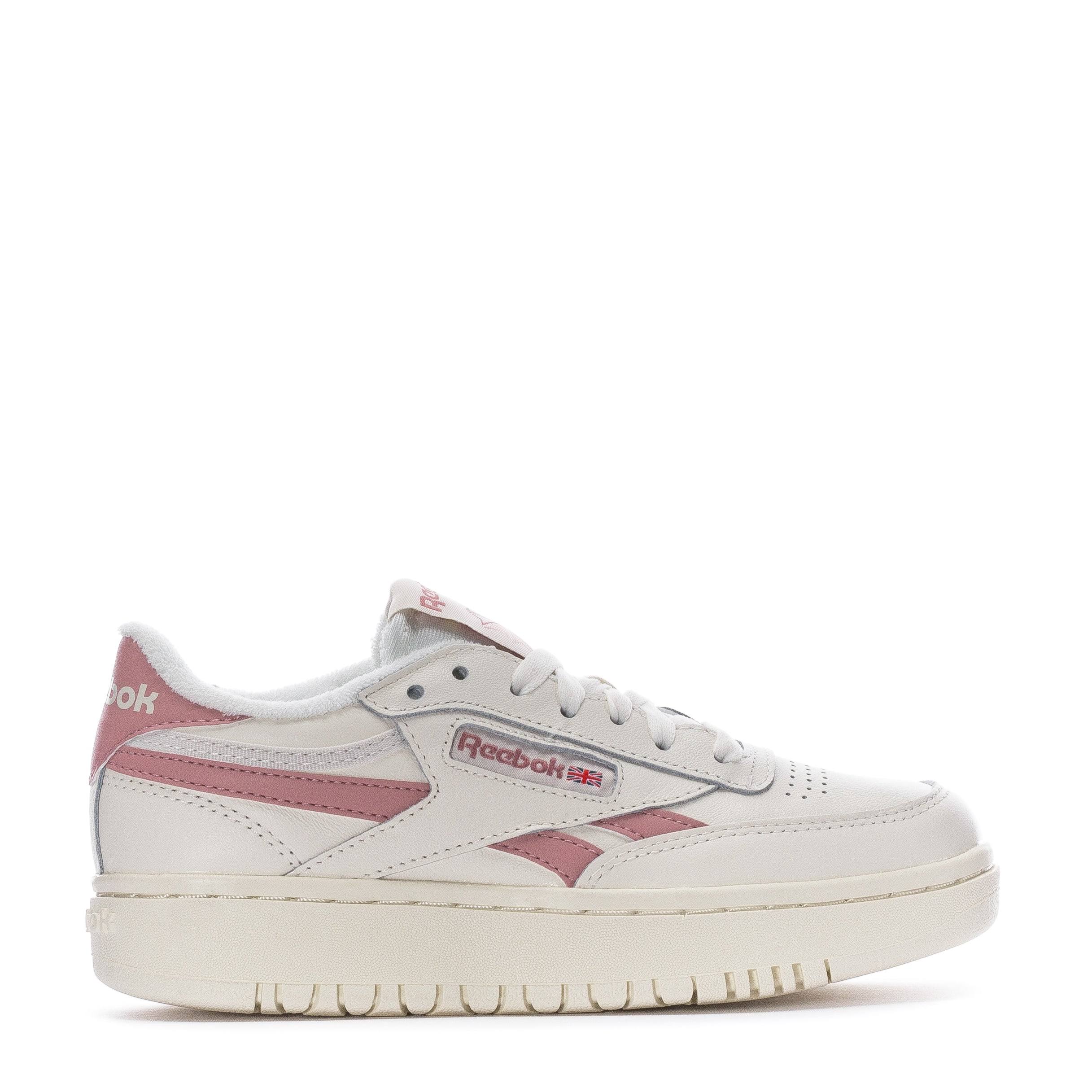 Reebok Women's Club C Double Revenge Casual Shoes In White/Chalk Size 8.5 | INAKPZ5C_SVQOU