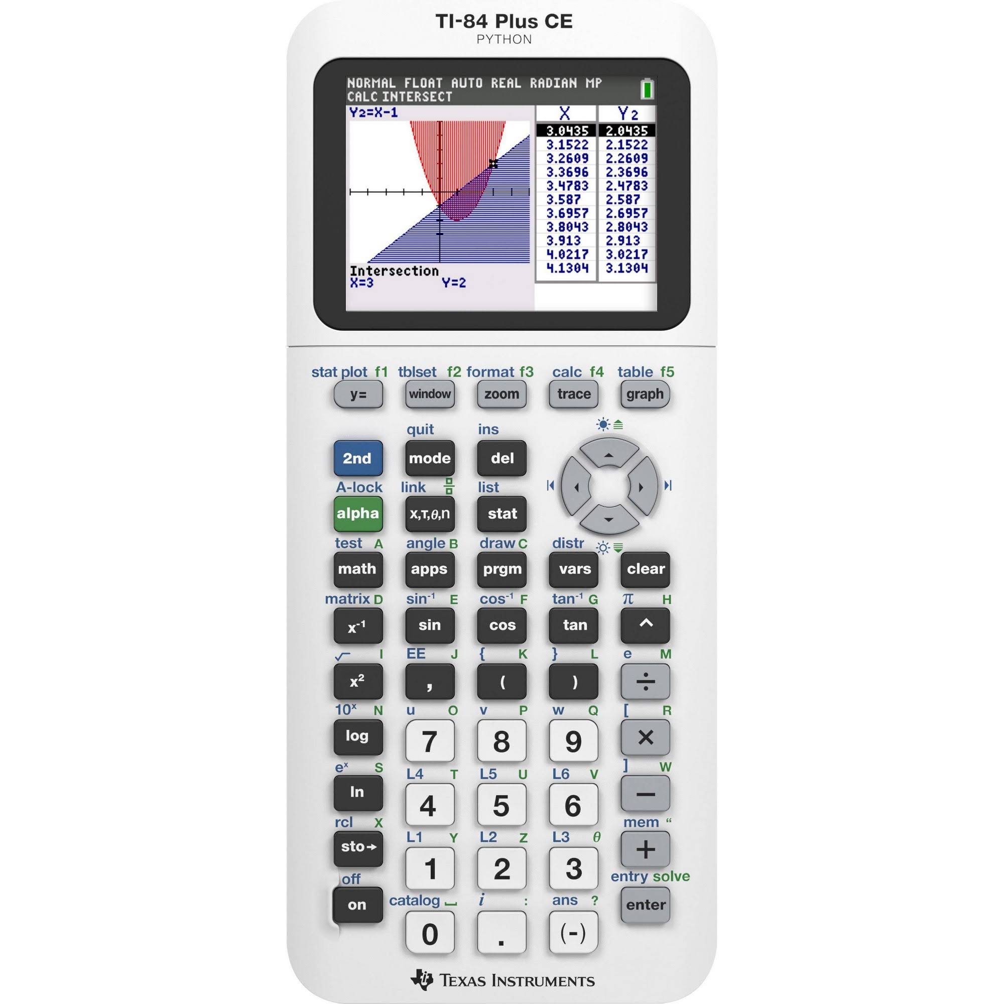 Texas Instruments 84 Plus Ce Graphing Calculator - Bright ZJE8MIBL_D0CZ3