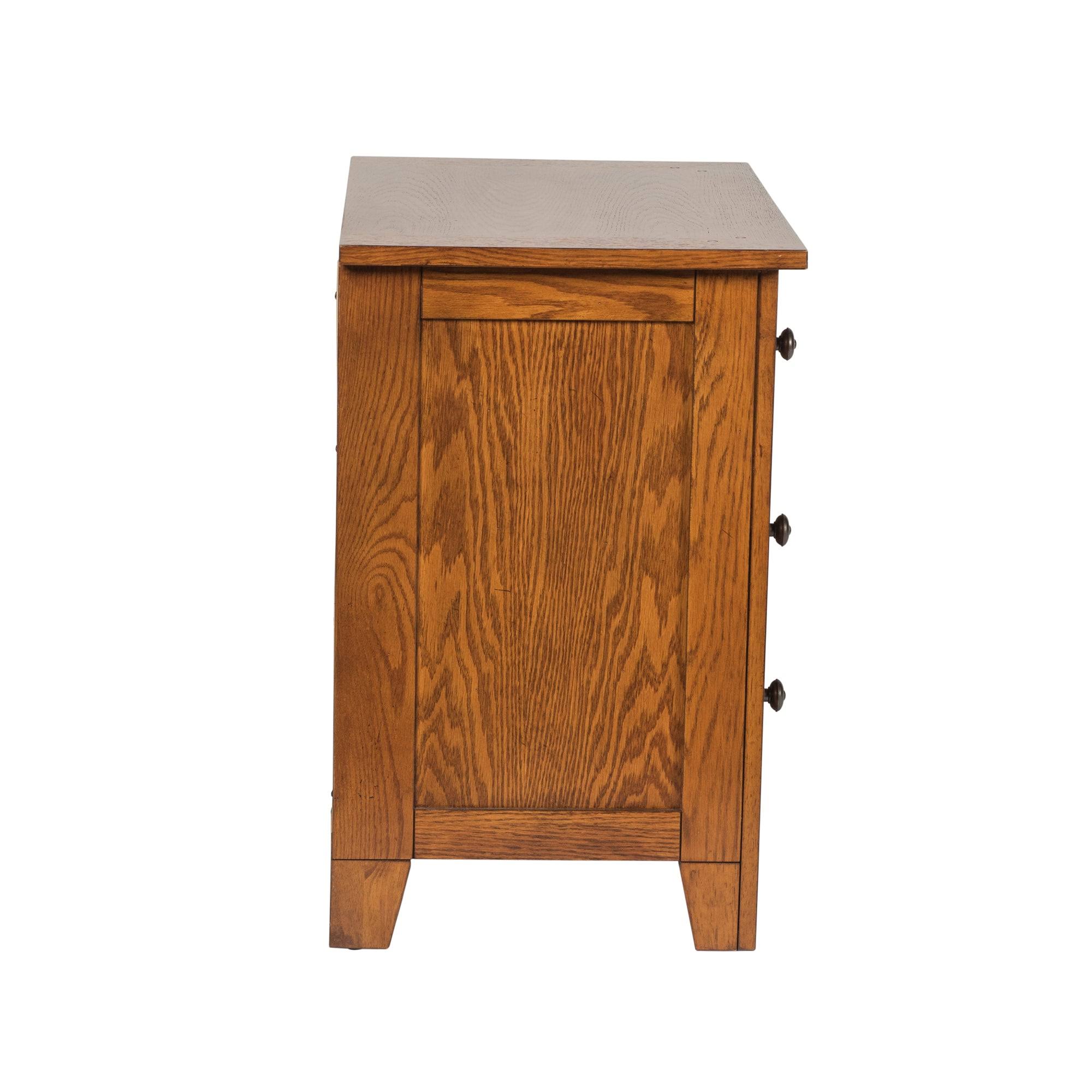 Liberty Furniture Grandpa's Cabin 2-Drawer Nightstand, Aged JBUEHU0K_FDJXN