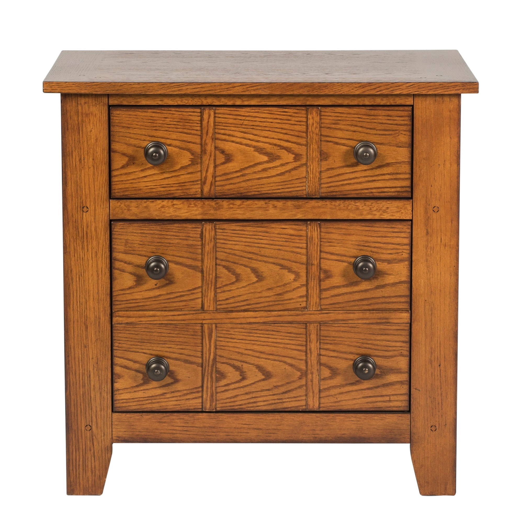 Liberty Furniture Grandpa's Cabin 2-Drawer Nightstand, Aged JBUEHU0K_FDJXN